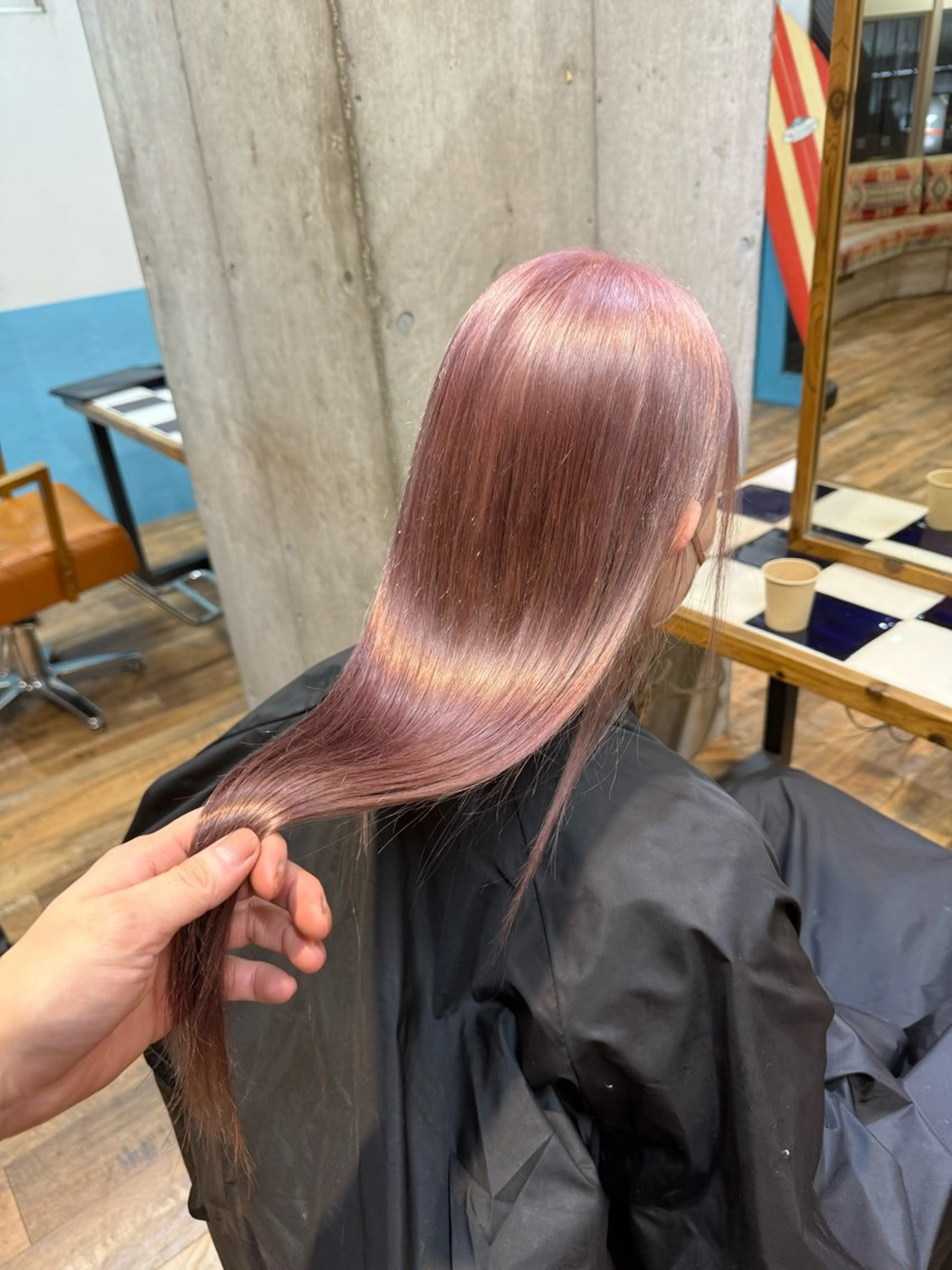 ロング ヘアカラー トリートメント 💖カラー/ブリーチ 💖あつやのヘアスタイル