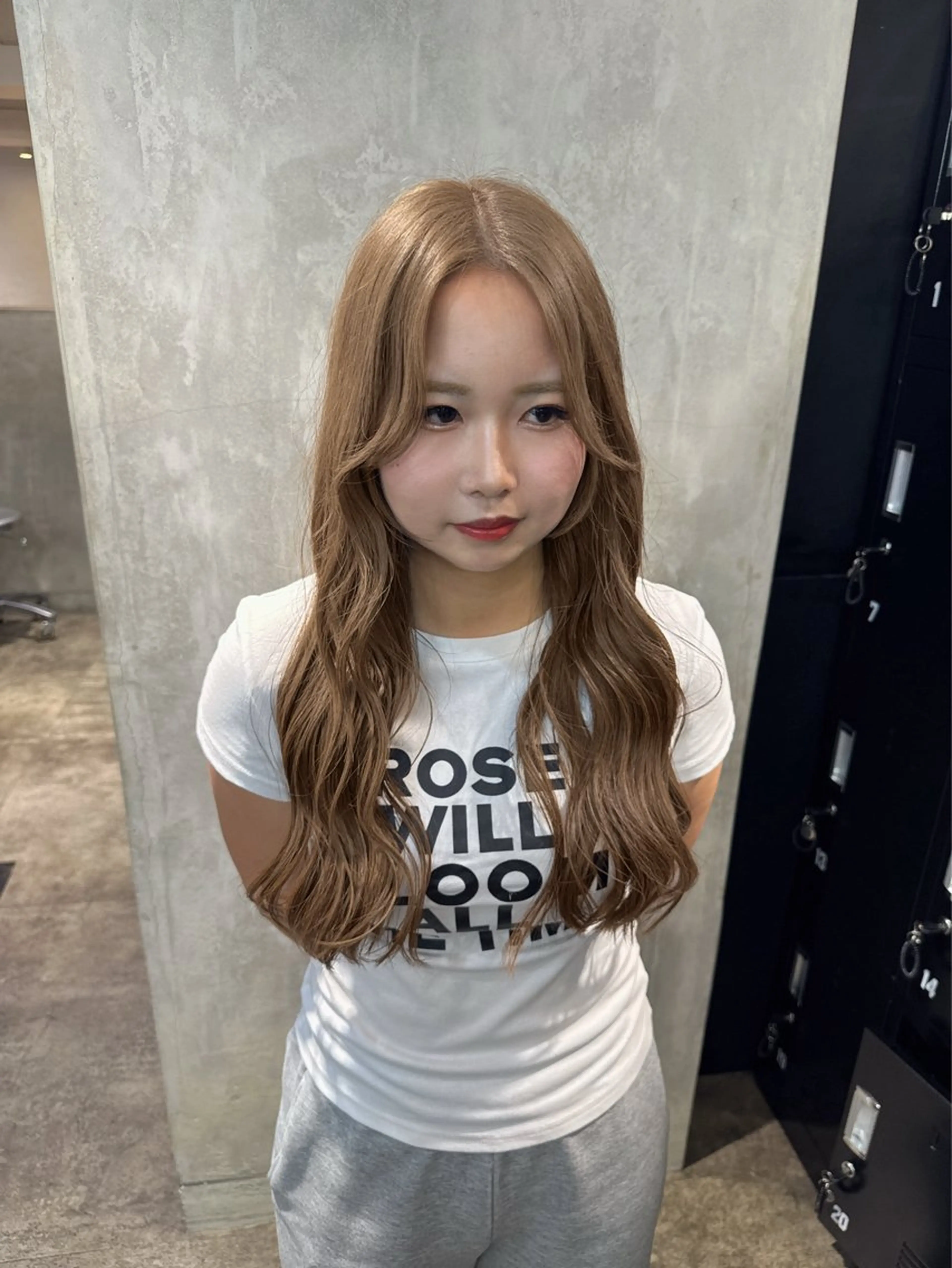 ミディアム カラー カット ヘアカラー トリートメント ザクザクレイヤー 🍀/ブリーチ/小田のヘアスタイル