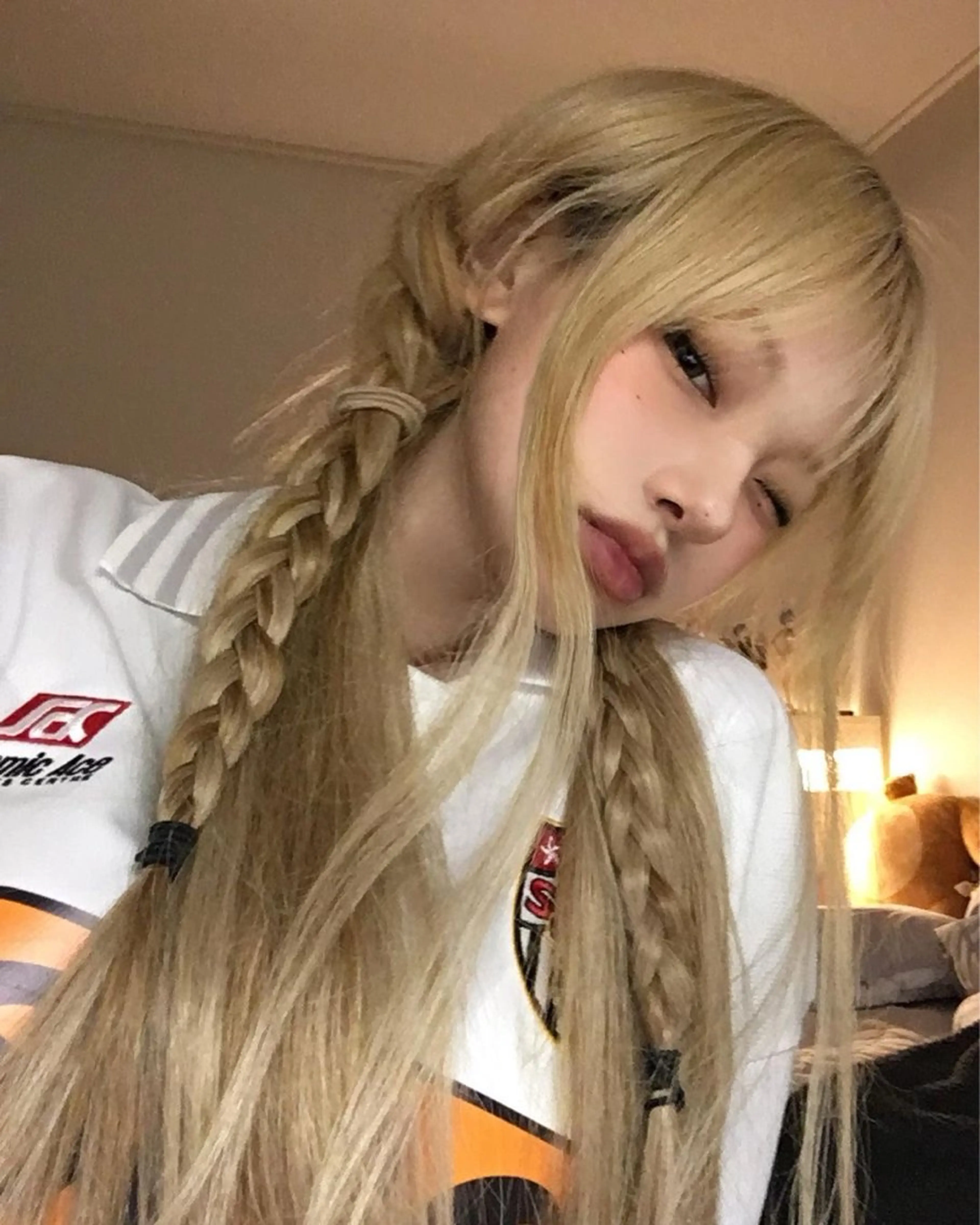 ロング 韓国ワンホンヘア 🎀SHIONEのヘアスタイル