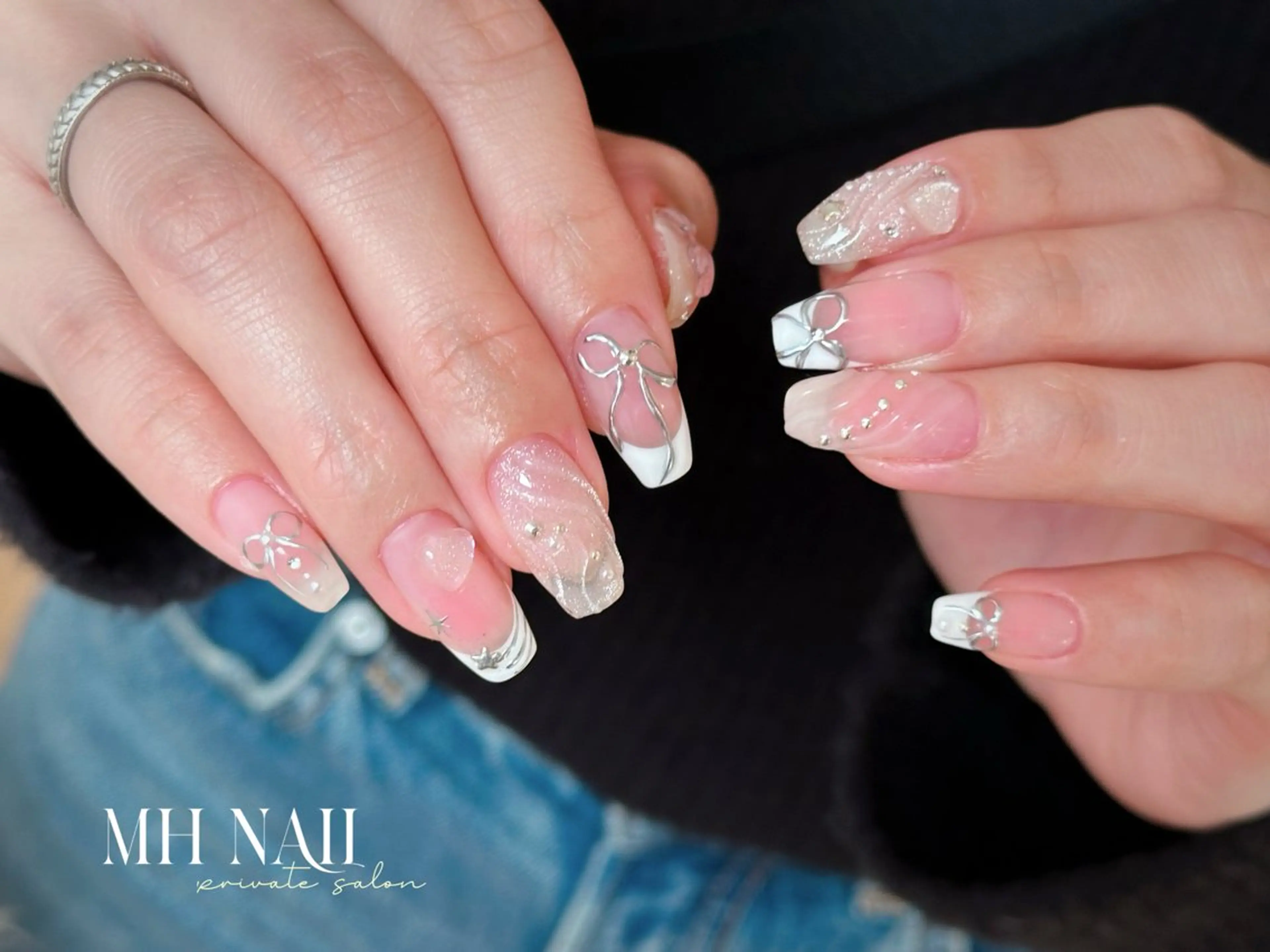 ネイル チークネイル ハンドネイル MH Nailのネイルデザイン