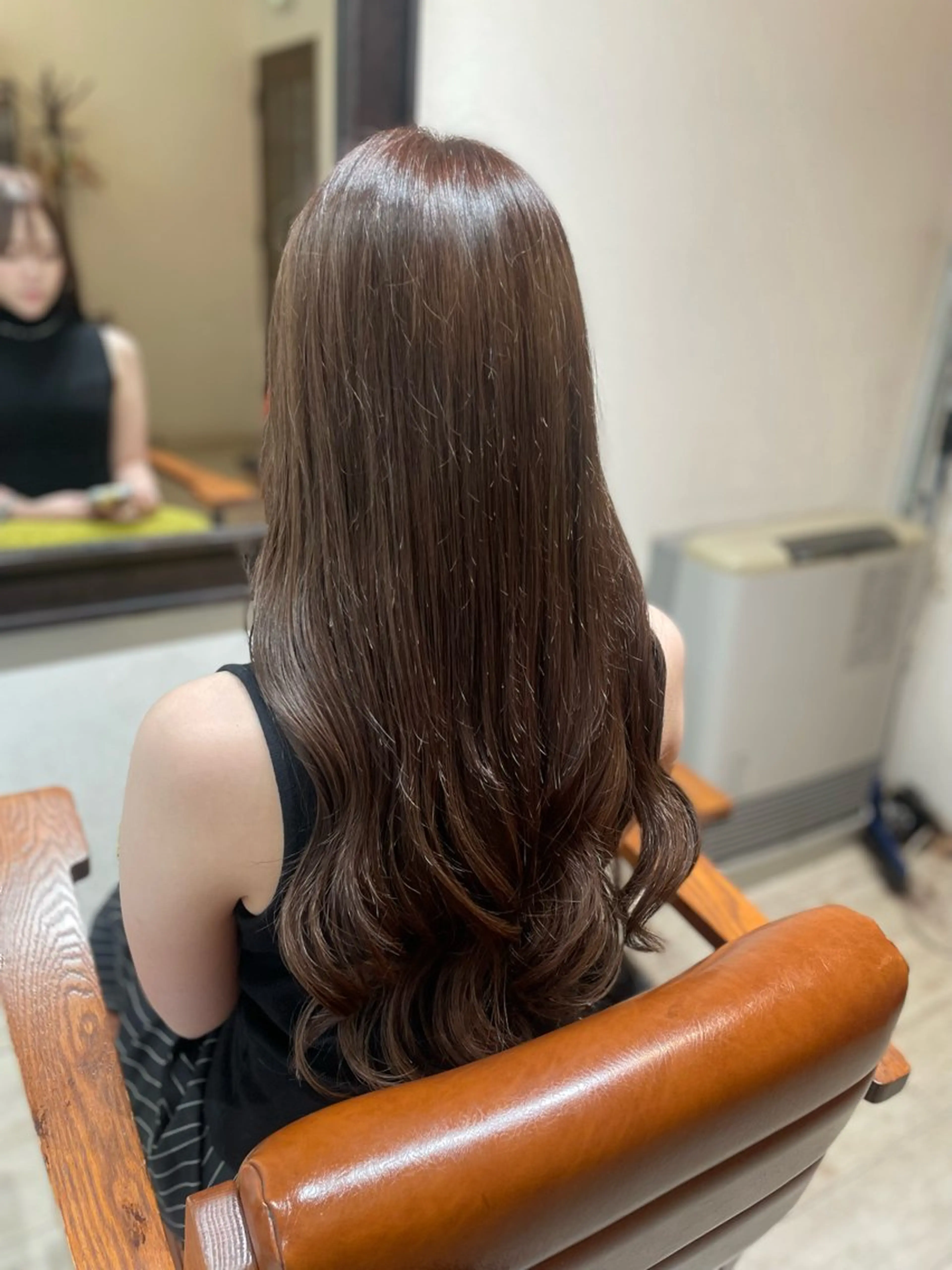 ロング ヘアカラー エクステ orque deux .kannaのヘアスタイル