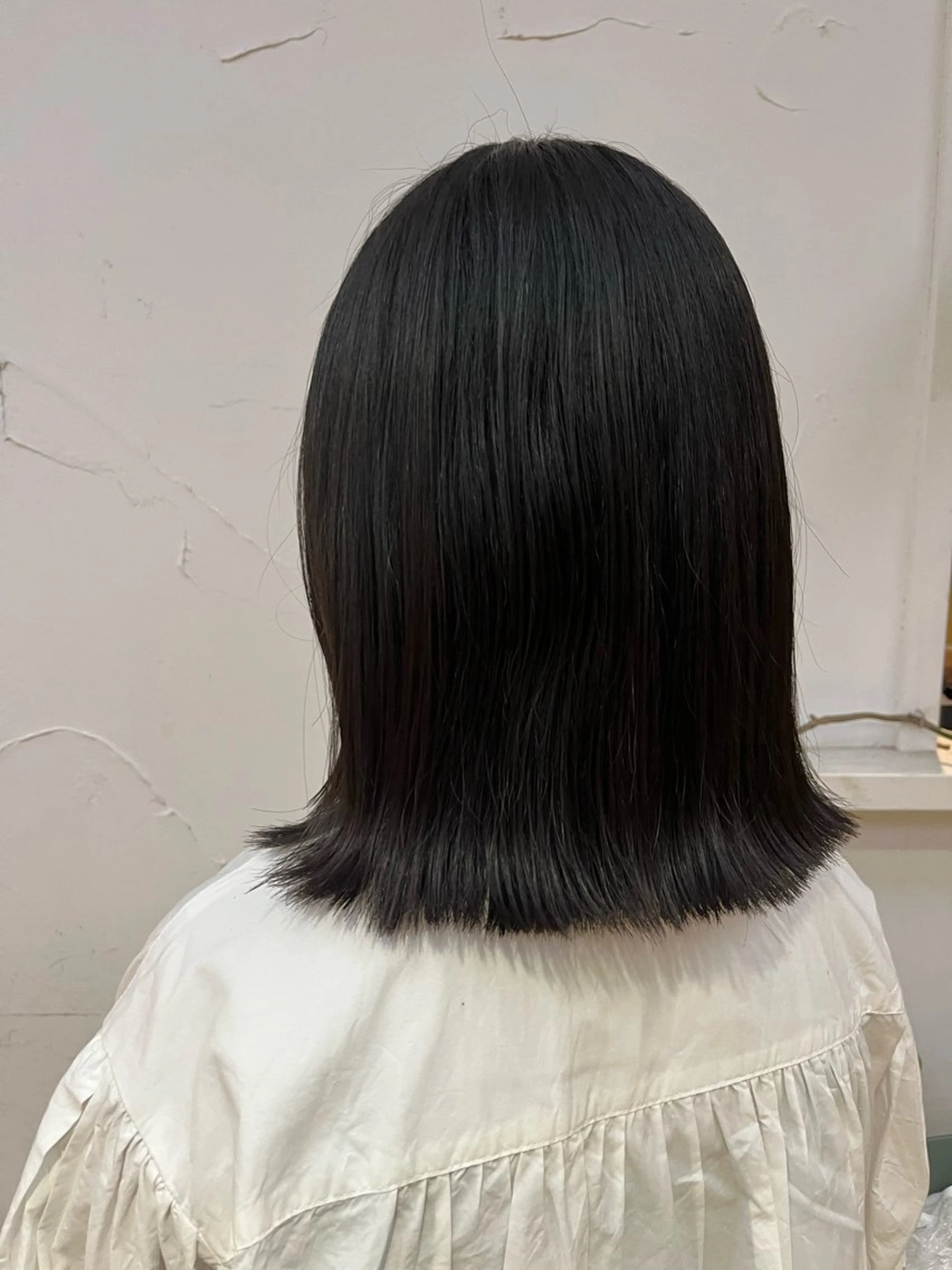 ミディアム ボブ oggi西新所属・ゆい/ ショート/レイヤーのヘアスタイル