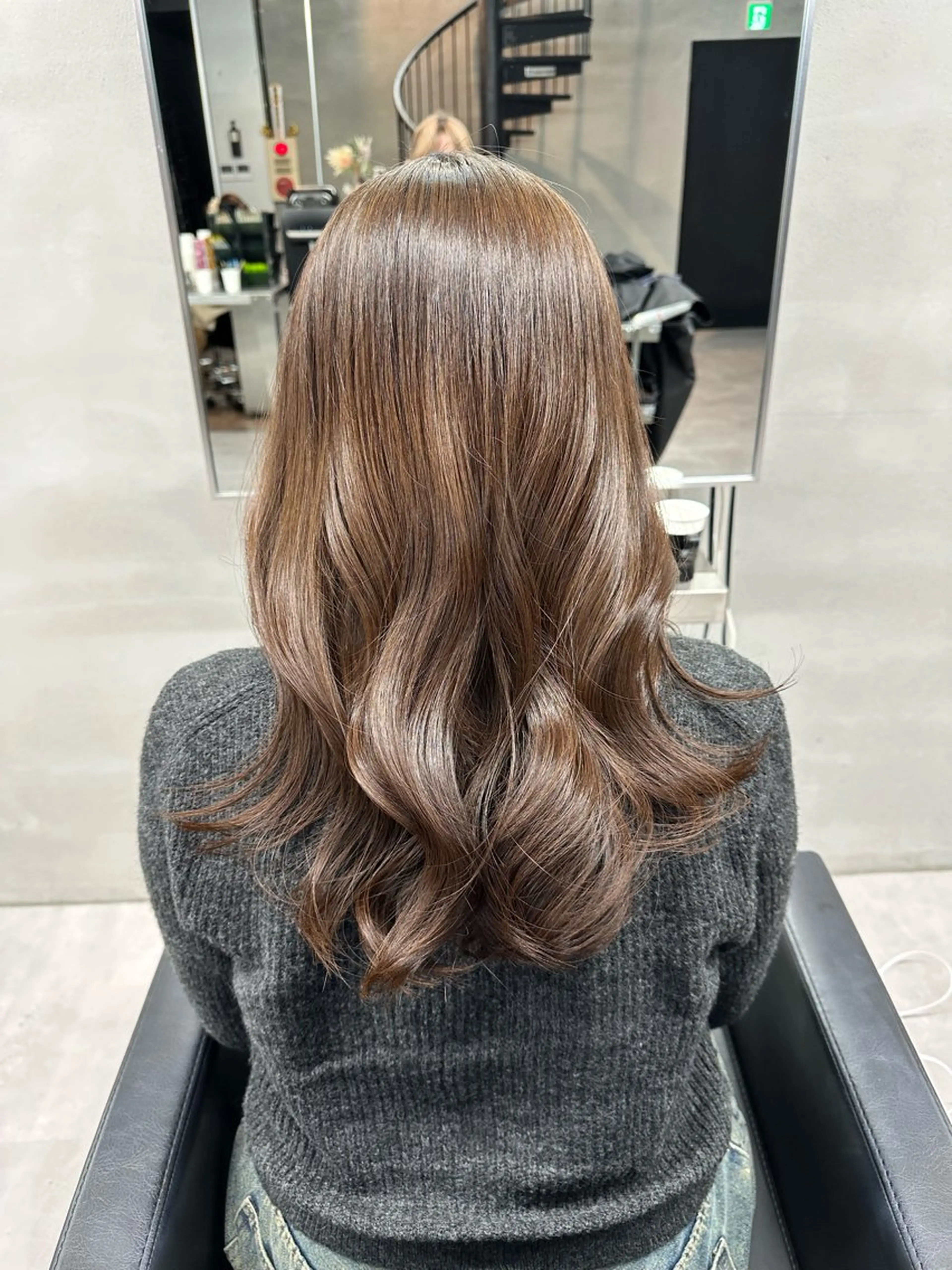 ロング カラー ヘアカラー トリートメント 縮毛矯正/IROHA 🌷るかのヘアスタイル