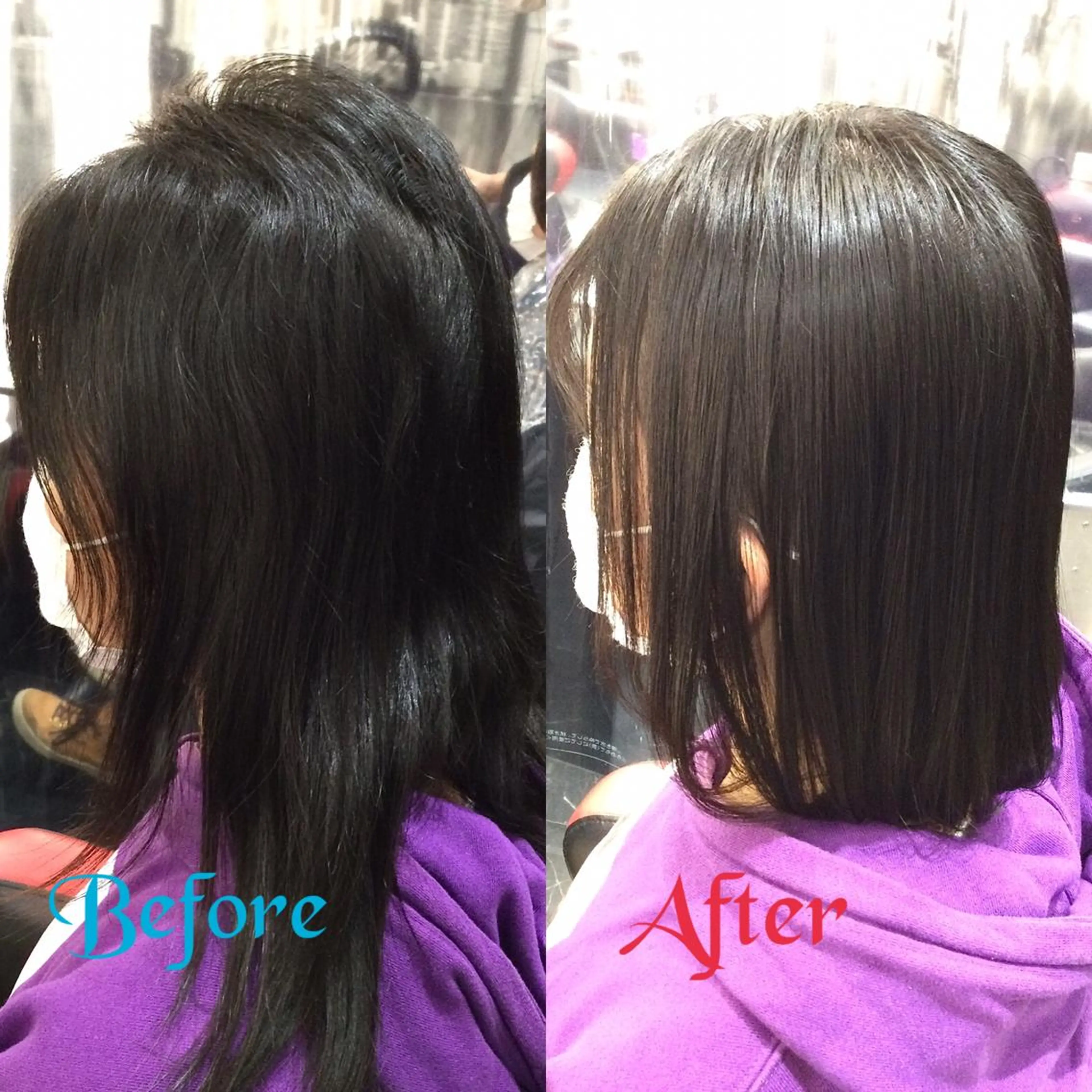 セミロング パーマ Annon プライベートサロンのヘアスタイル