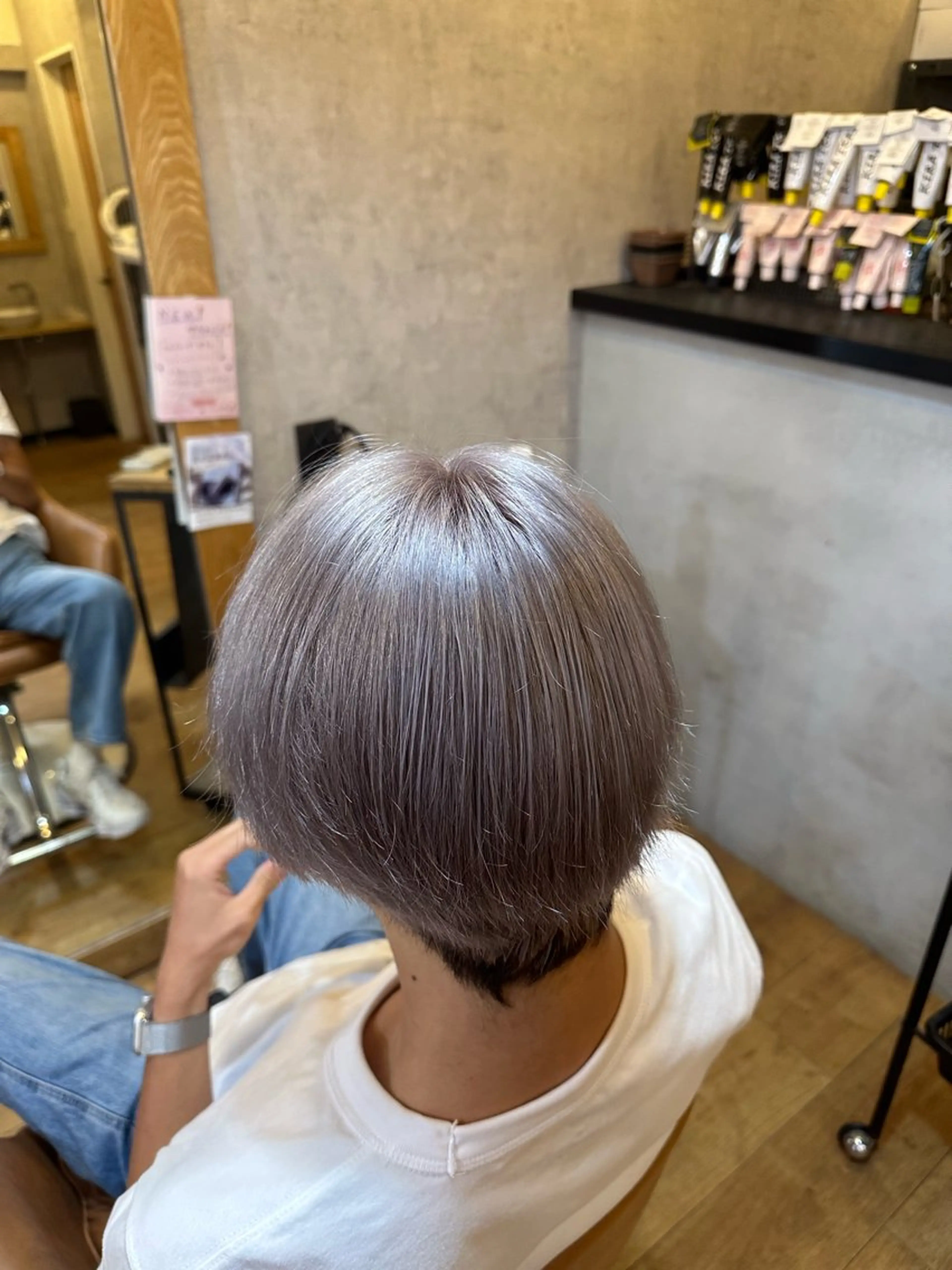 カラー メンズ be'leef.ric 守口店所属・宮崎 稚世のヘアスタイル
