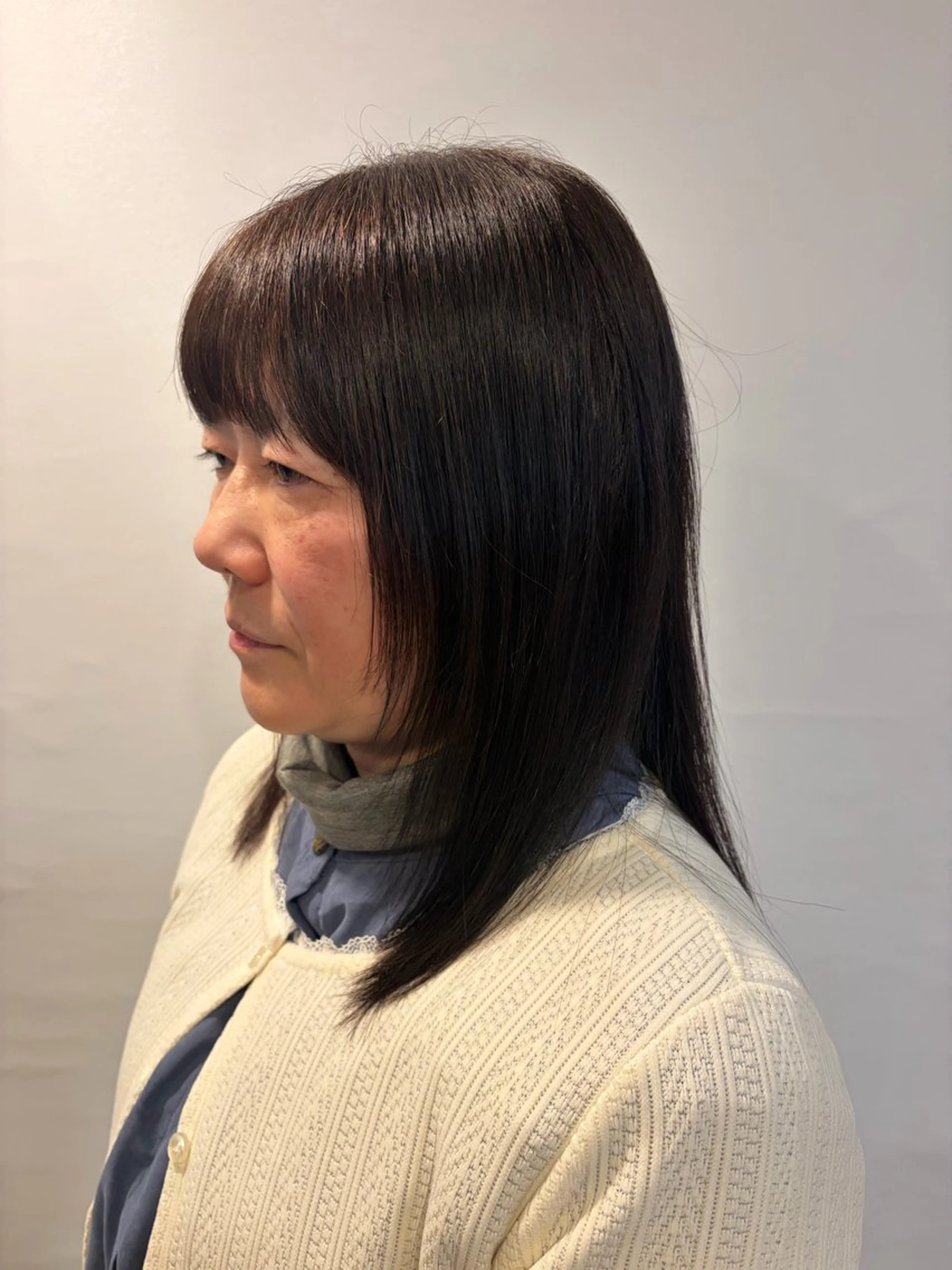 ミディアム レイヤーカット 田口 響希のヘアスタイル