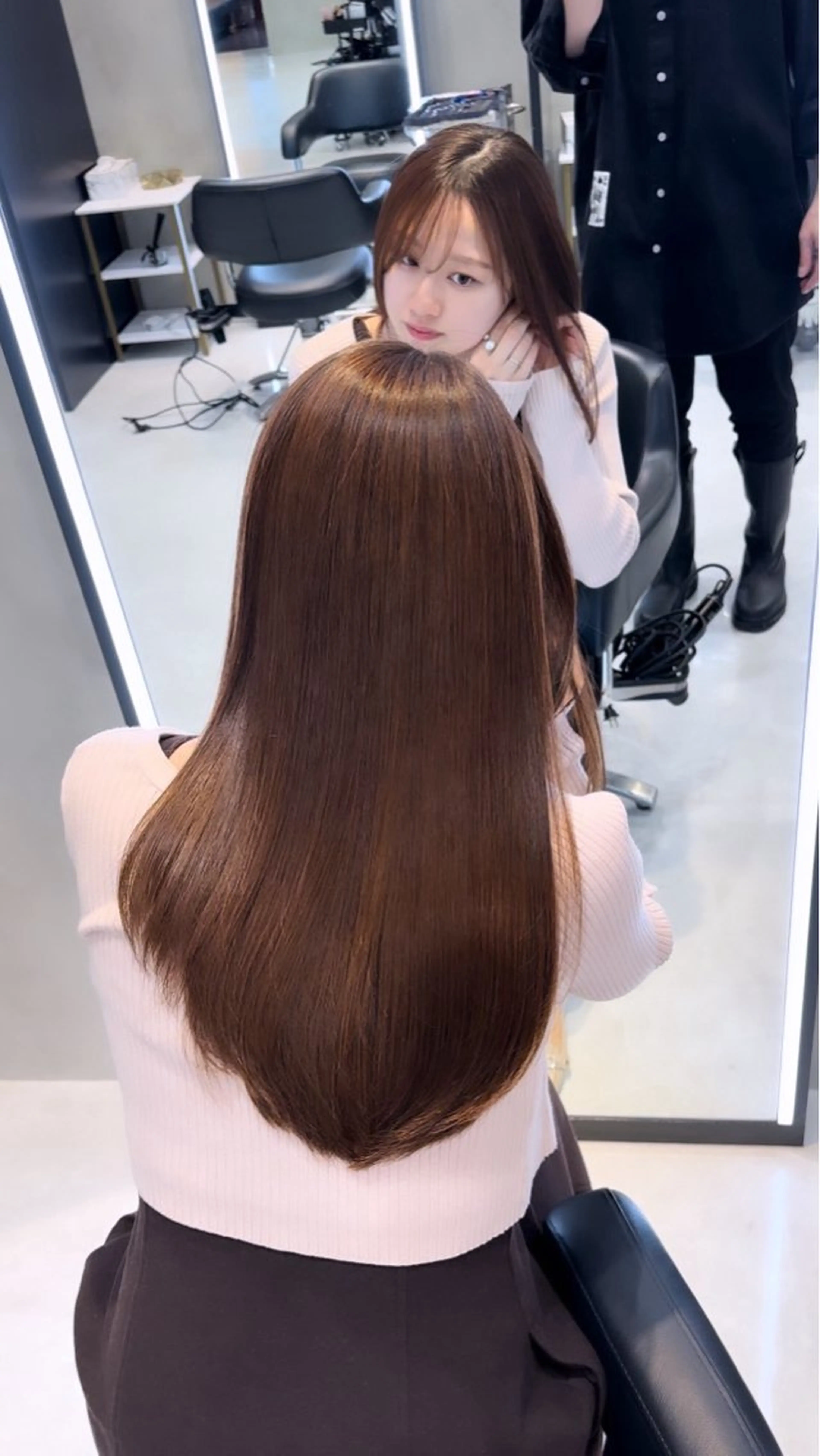 セミロング セミロングパーマ トリートメント 🍀美髪クリエイター 味田　雅宏🍀のヘアスタイル