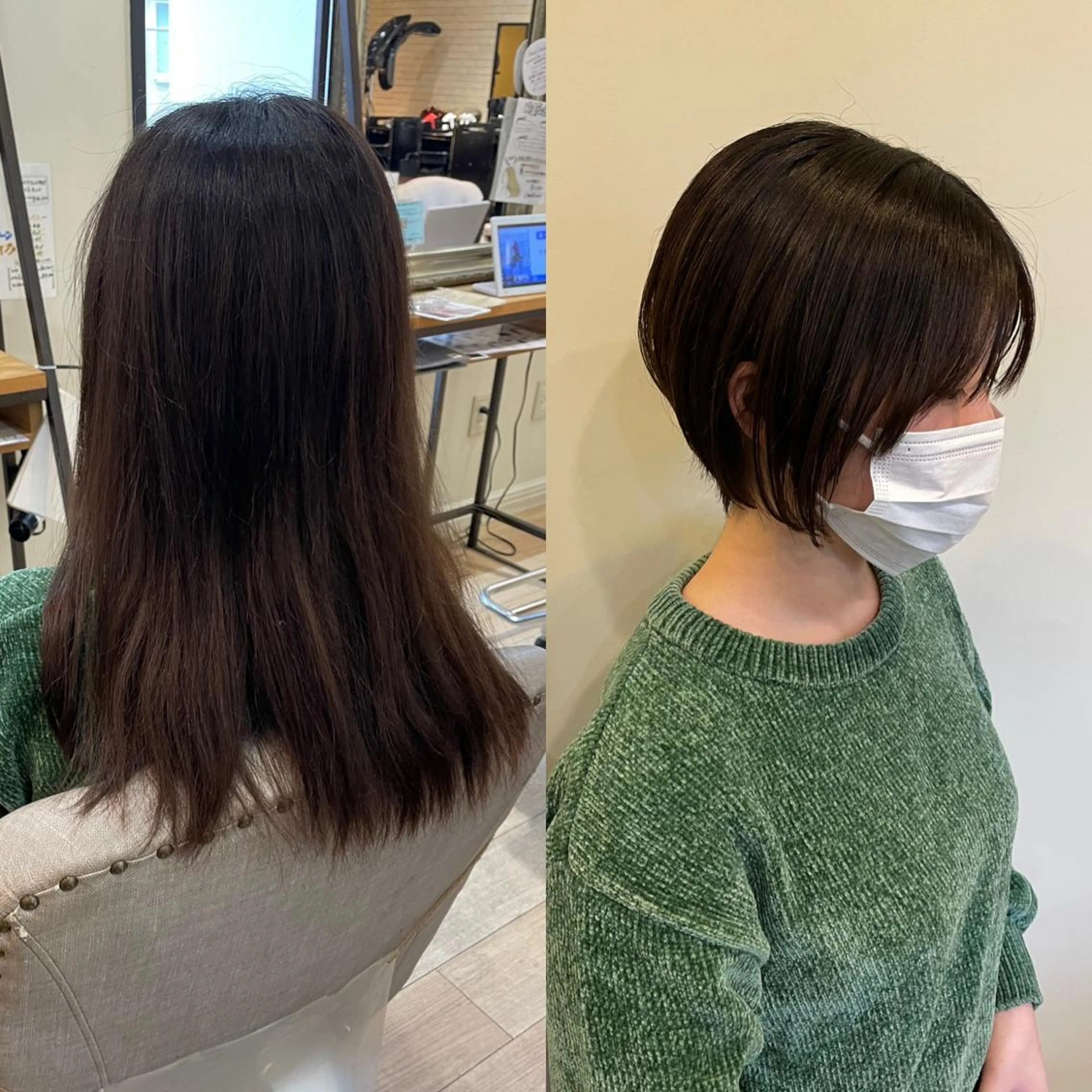 ショート 亀川蓮 Agu hairのヘアスタイル