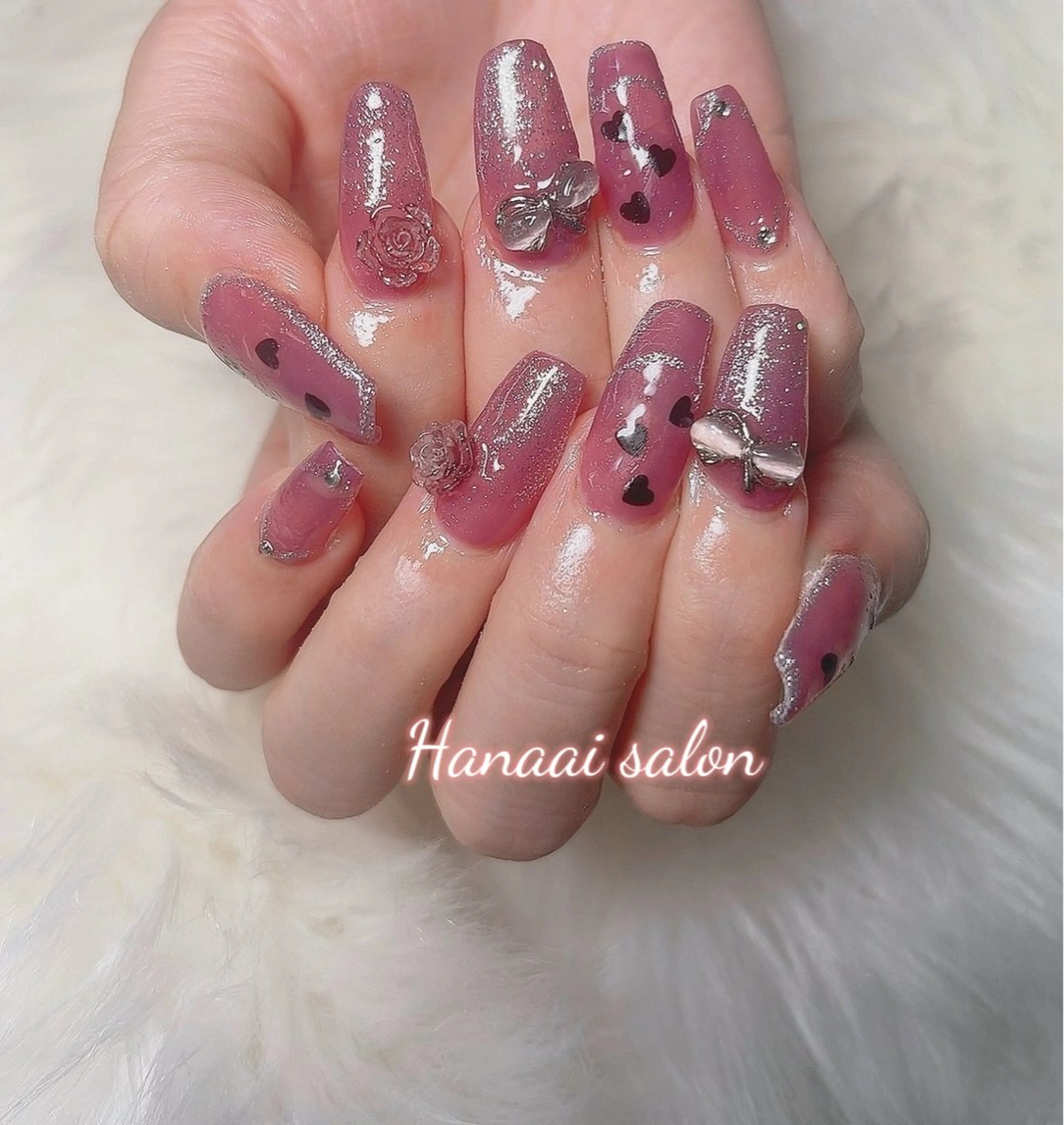 セミロング Hanaai Salon新宿店のネイルデザイン