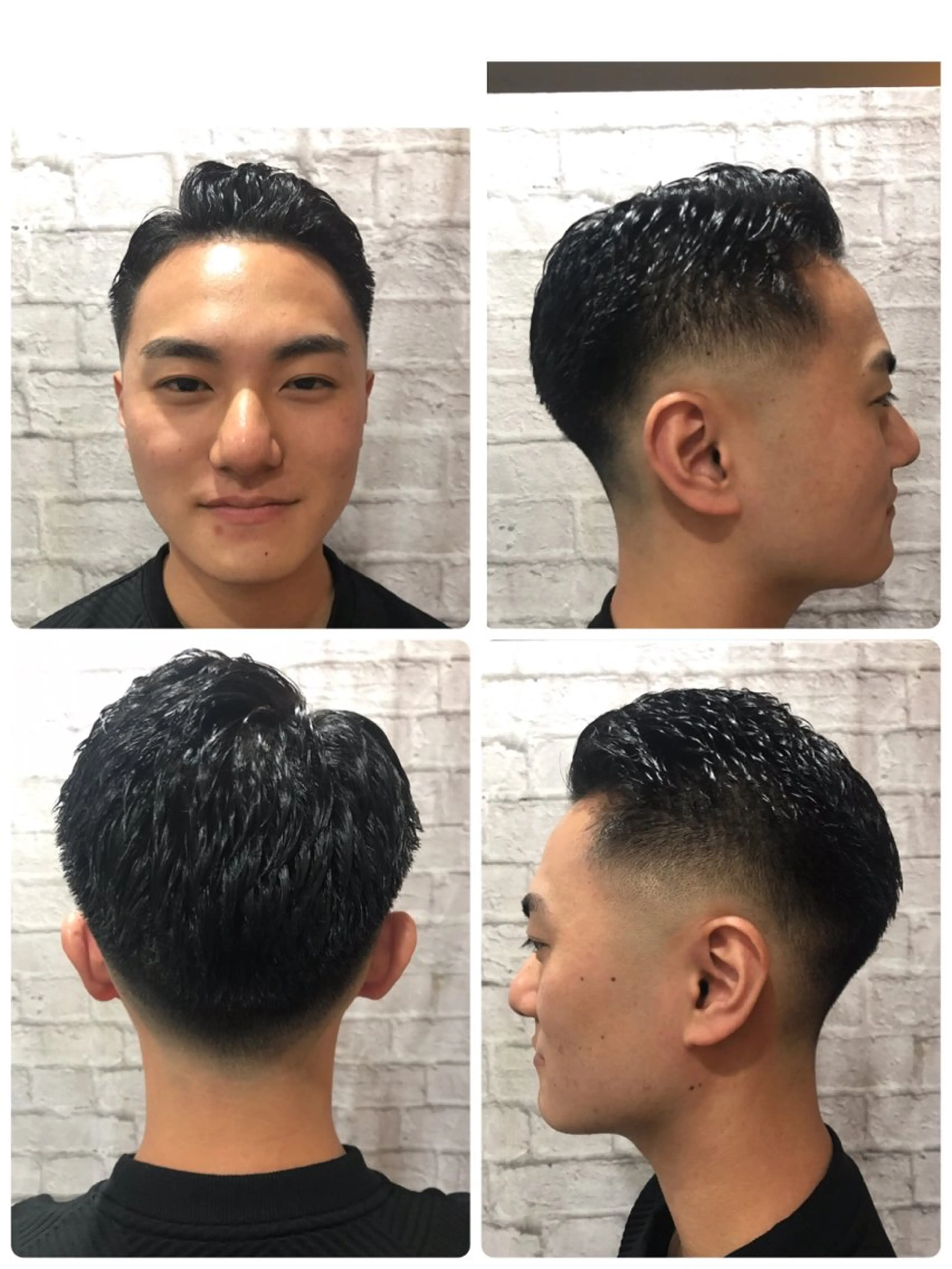 ショート メンズ フェードカット スキンフェード 💈メンズ無料カット 💈河邊和也のヘアスタイル