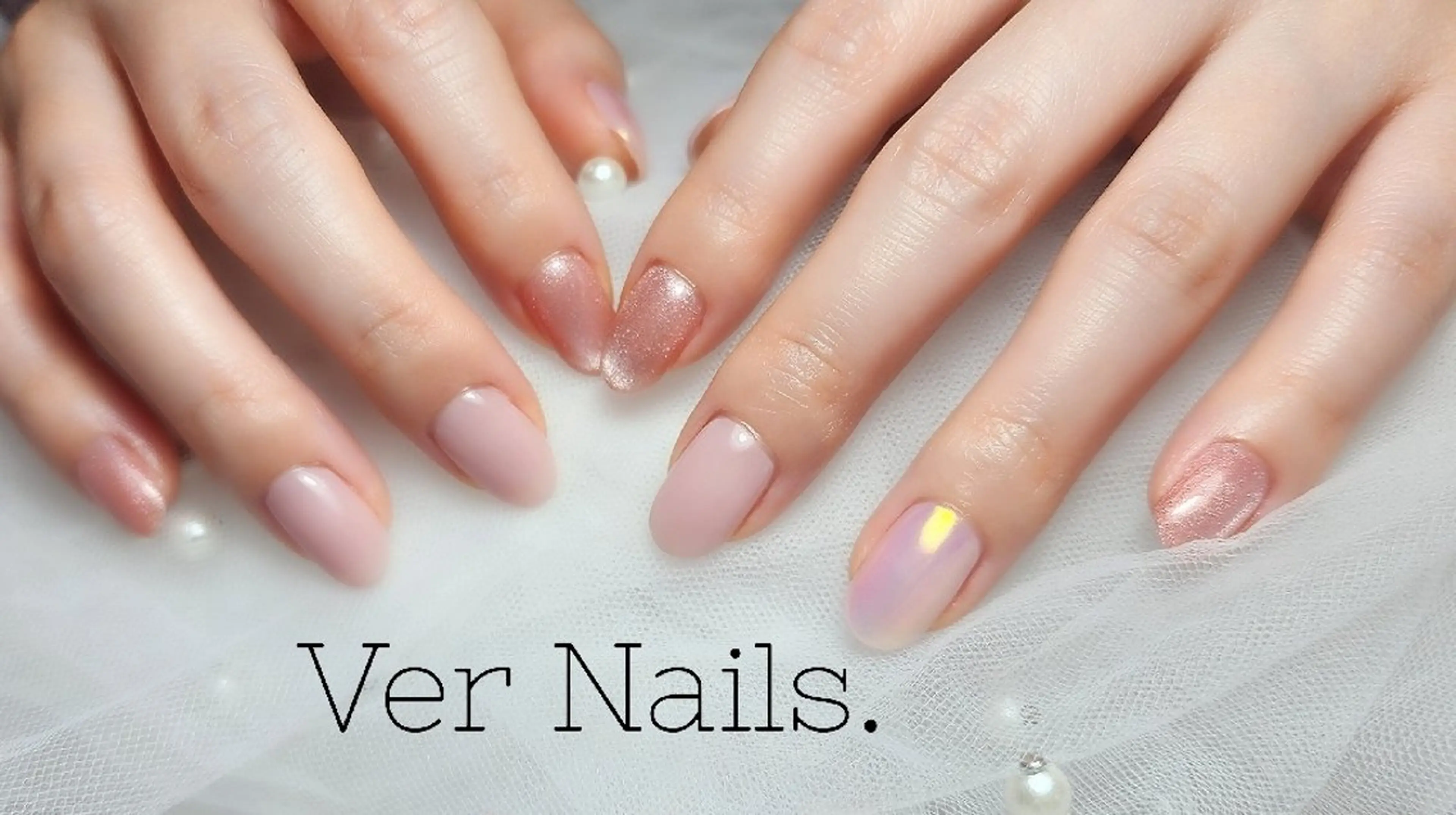 ネイル ピンク 春ネイル ハンドネイル Ver  Nails.のその他イメージ