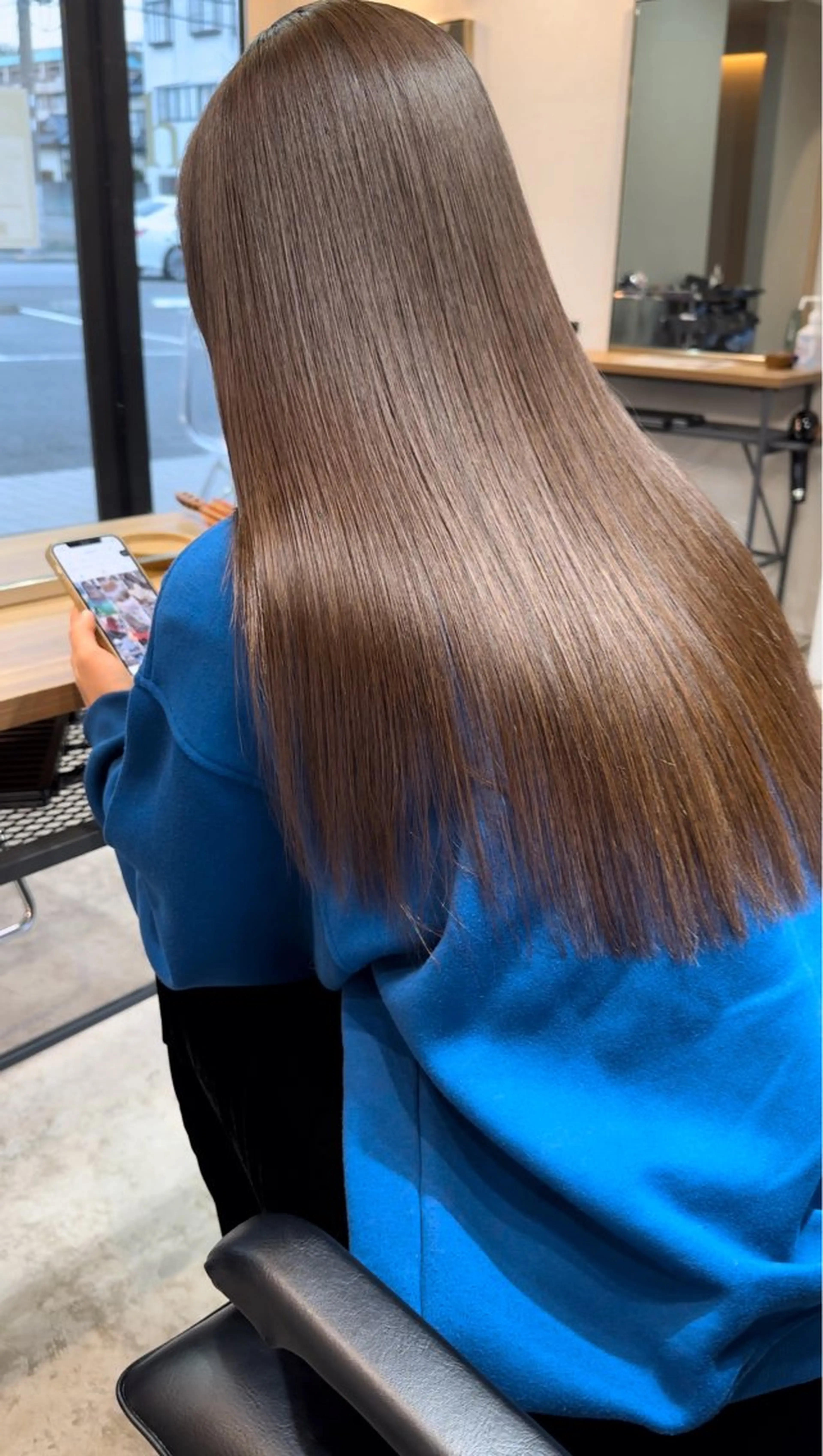 ロング カット 縮毛矯正 🍀石川尚之🍀 HELIMのヘアスタイル