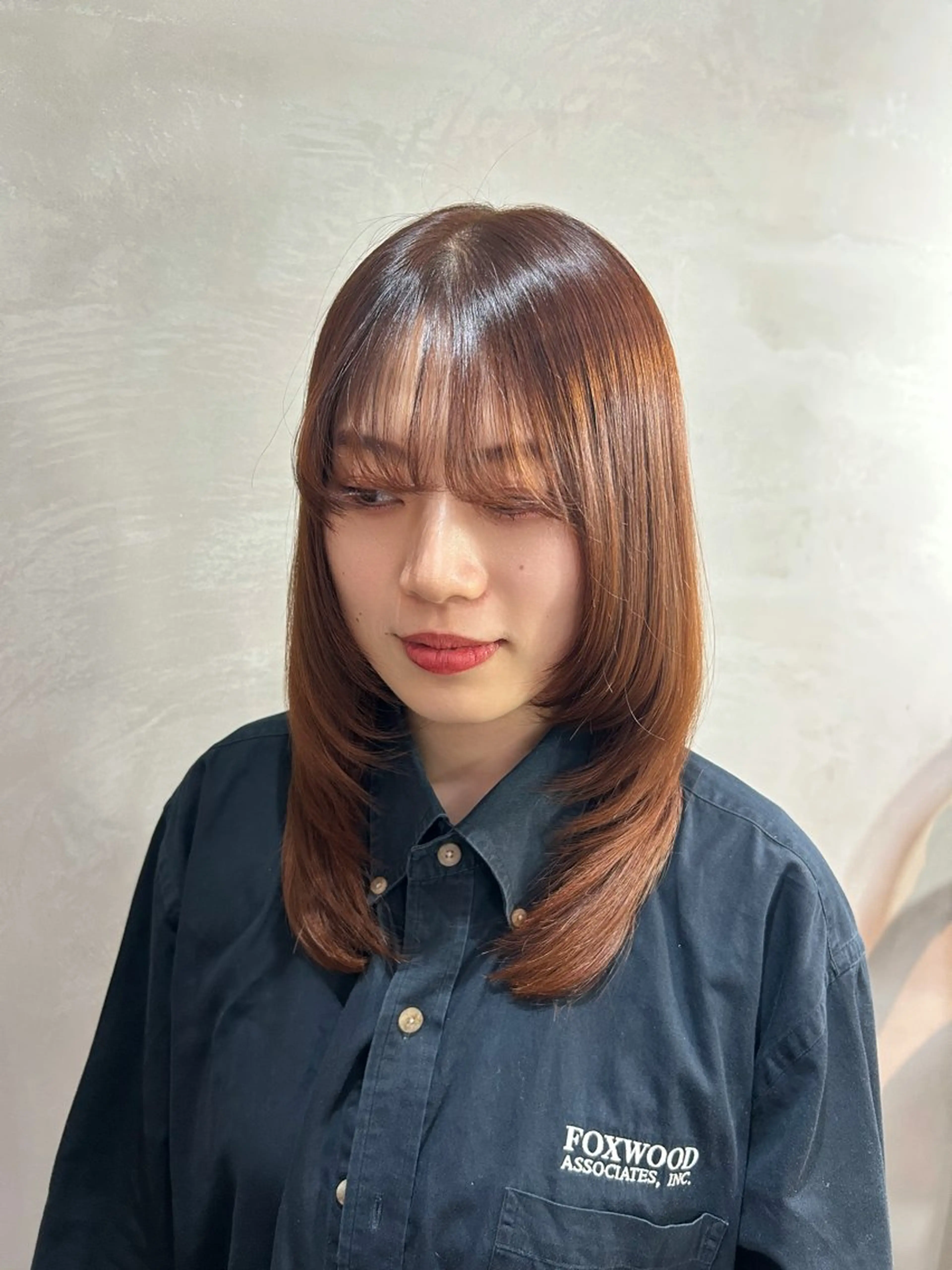 ミディアム カット ヘアカラー La fith hair luxe 門前仲町店所属・透明感/暖色カラー 💖【Misaki】のヘアスタイル