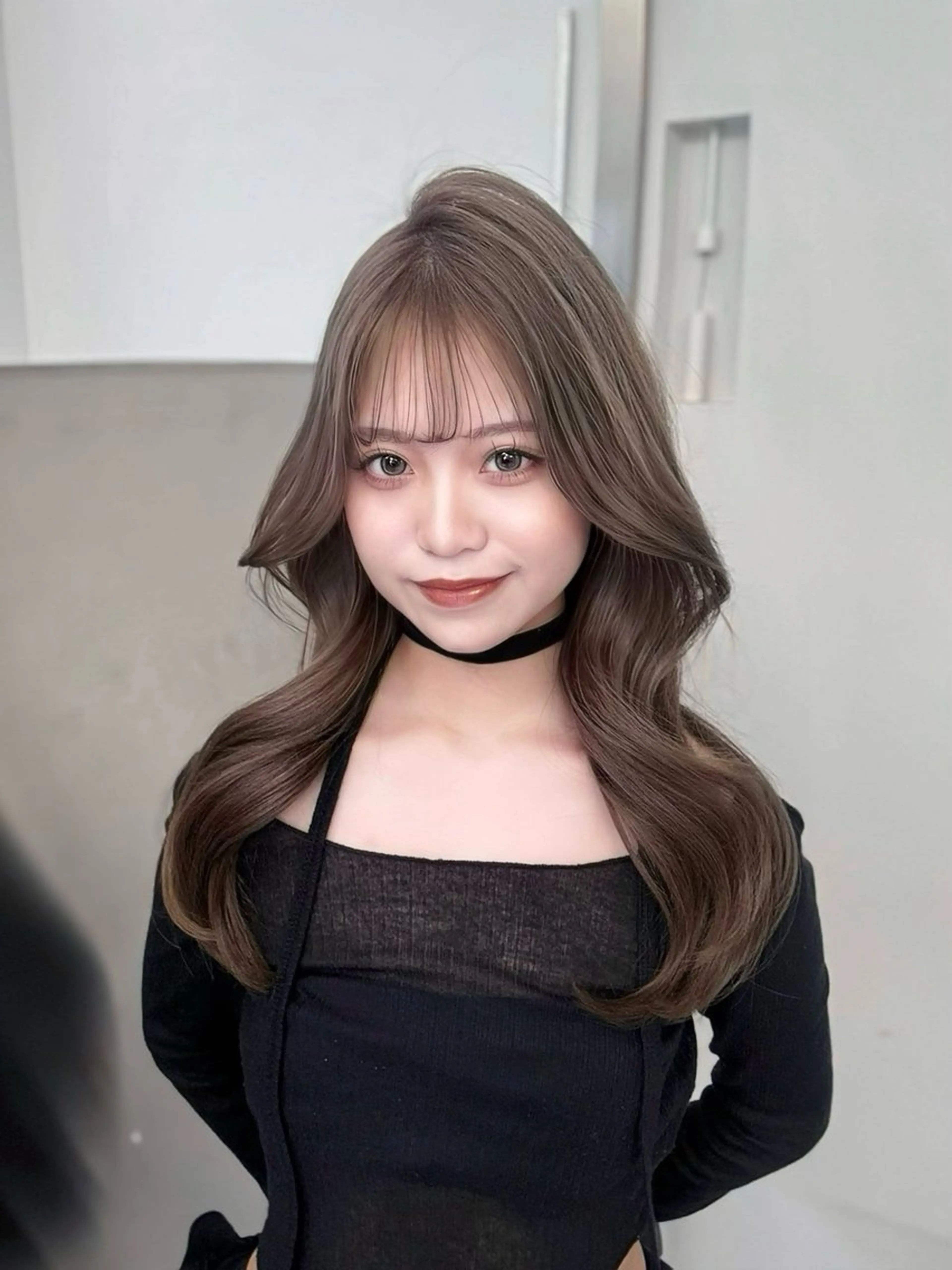 ロング 𝐥𝐚𝐲𝐞𝐫 韓⛓️ ブリーチのヘアスタイル