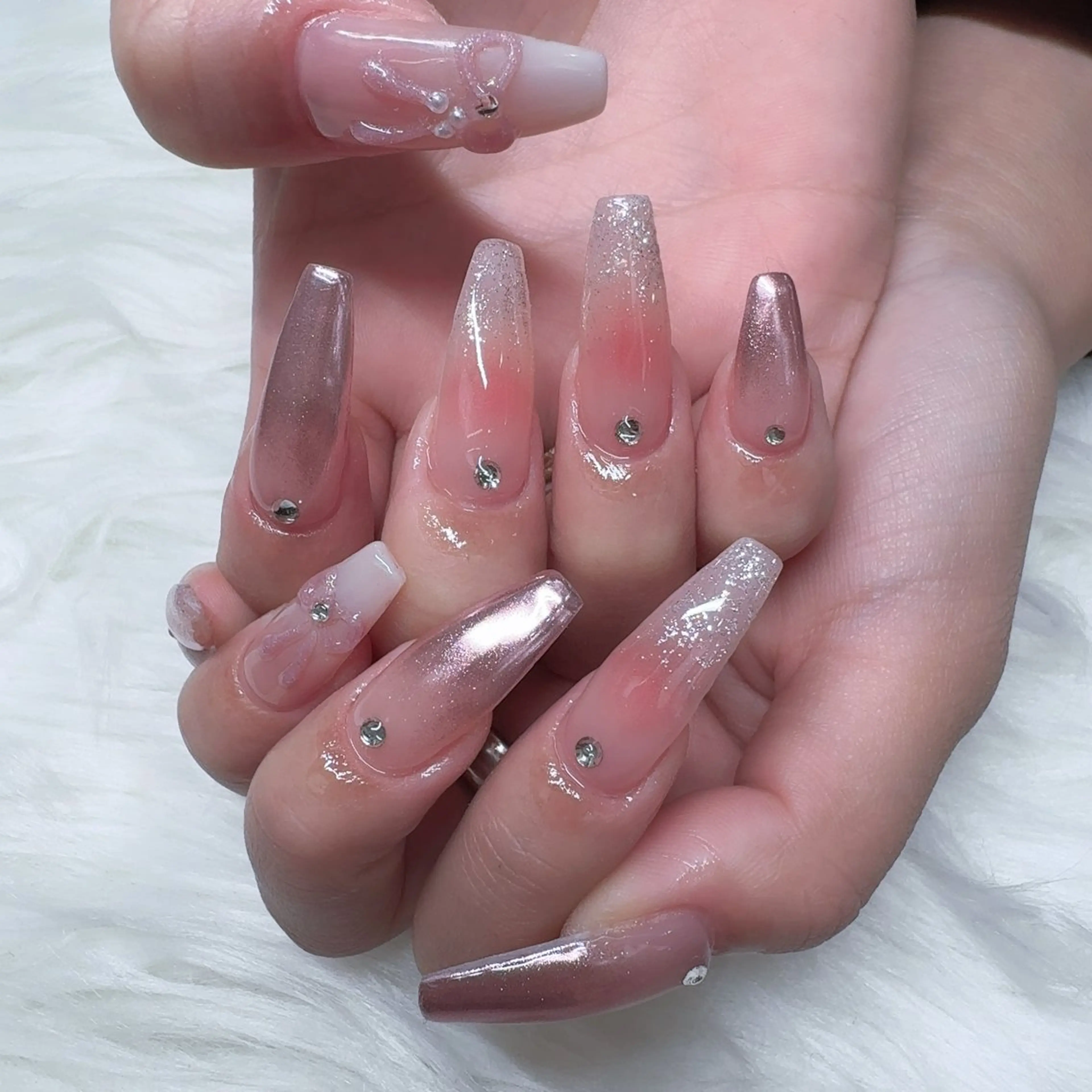 チップ長さ出し(オフ無し)持込ネイルの写真