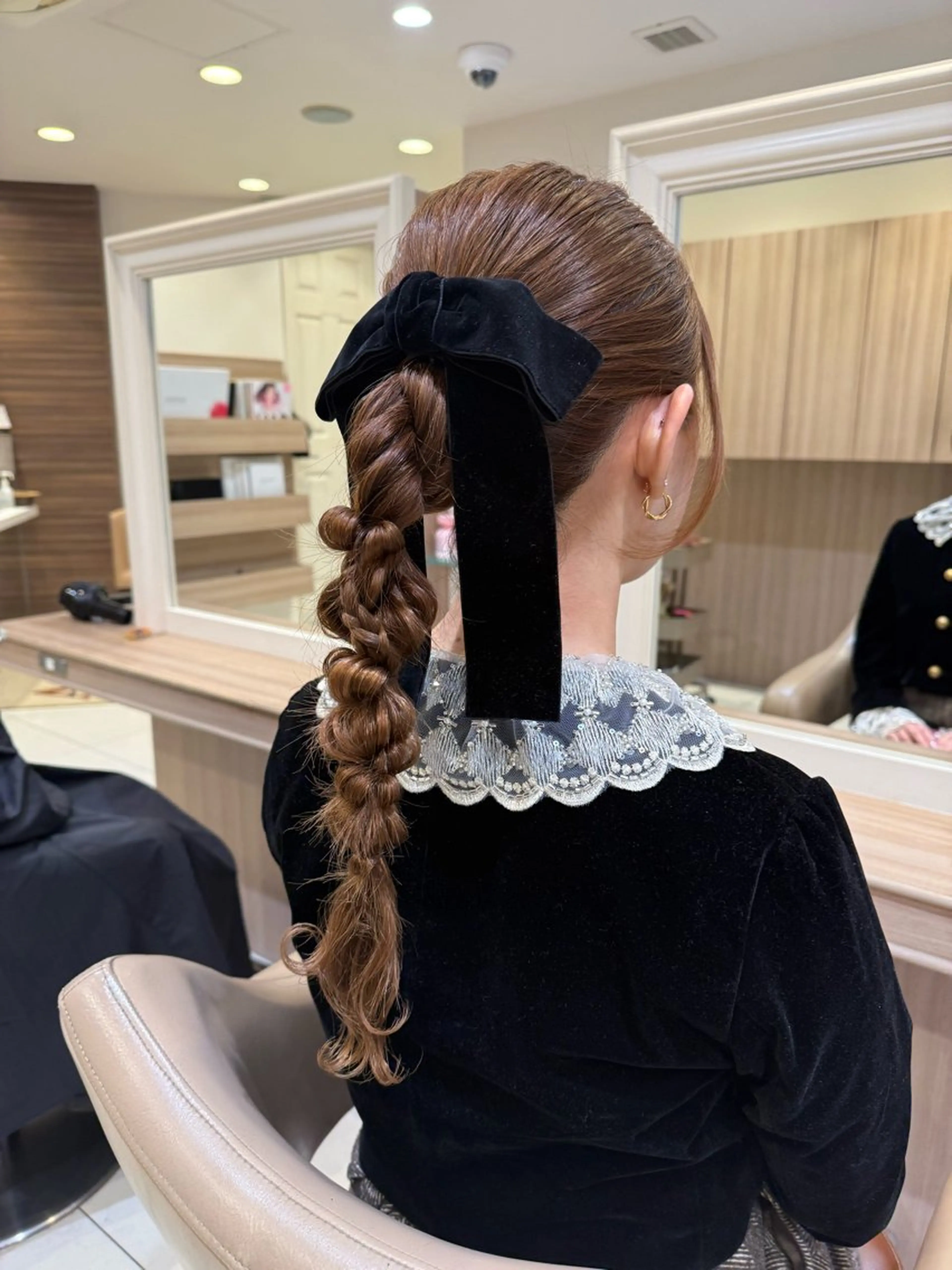 ロング ヘアアレンジ ヘアセット 韓国ヘアメイク🎀/ 縮毛矯正✨山本媛香のヘアスタイル