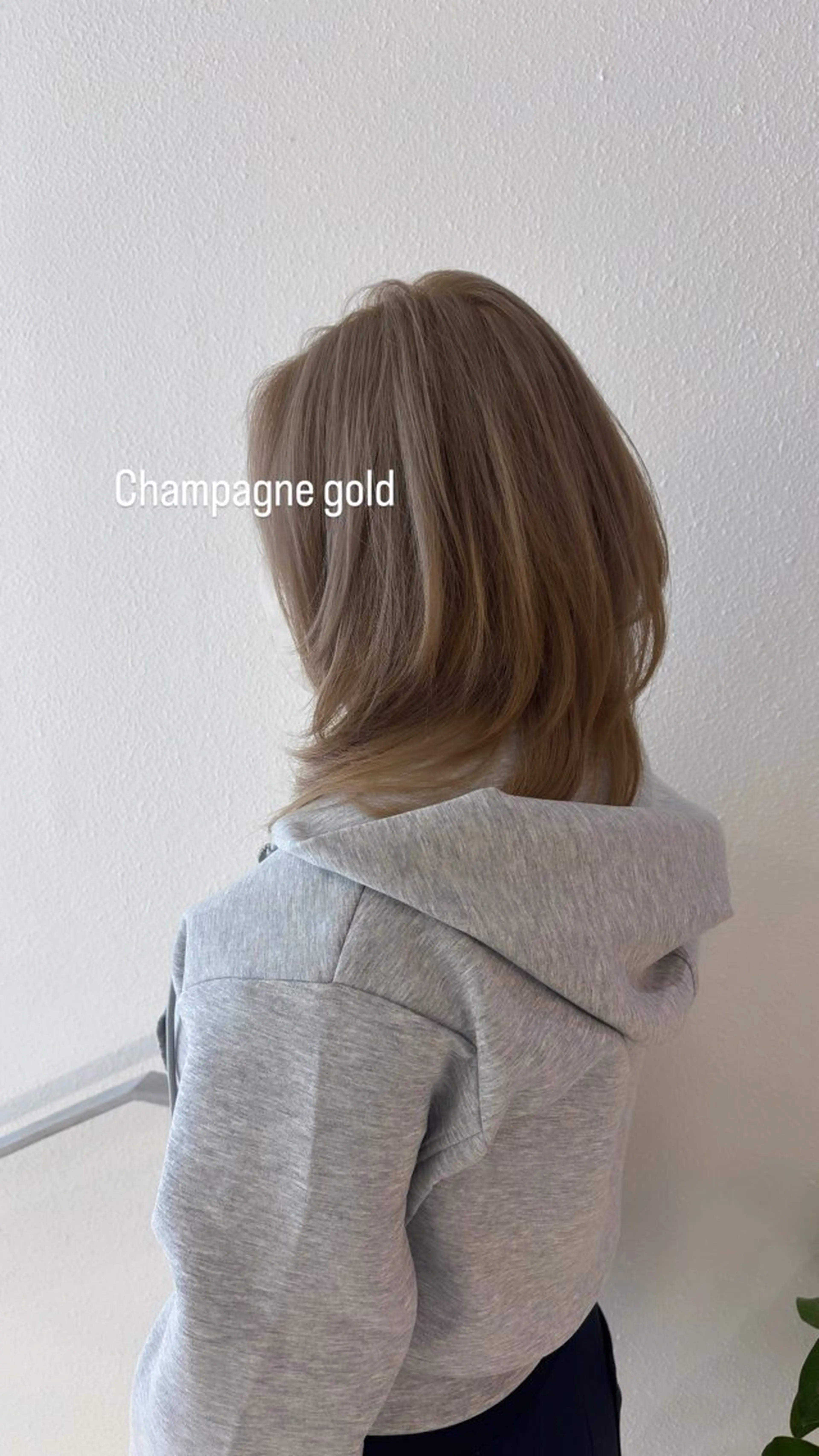 セミロング カラー ヘアカラー 🍓ハイトーンカラー 🎀nene🍓のヘアスタイル