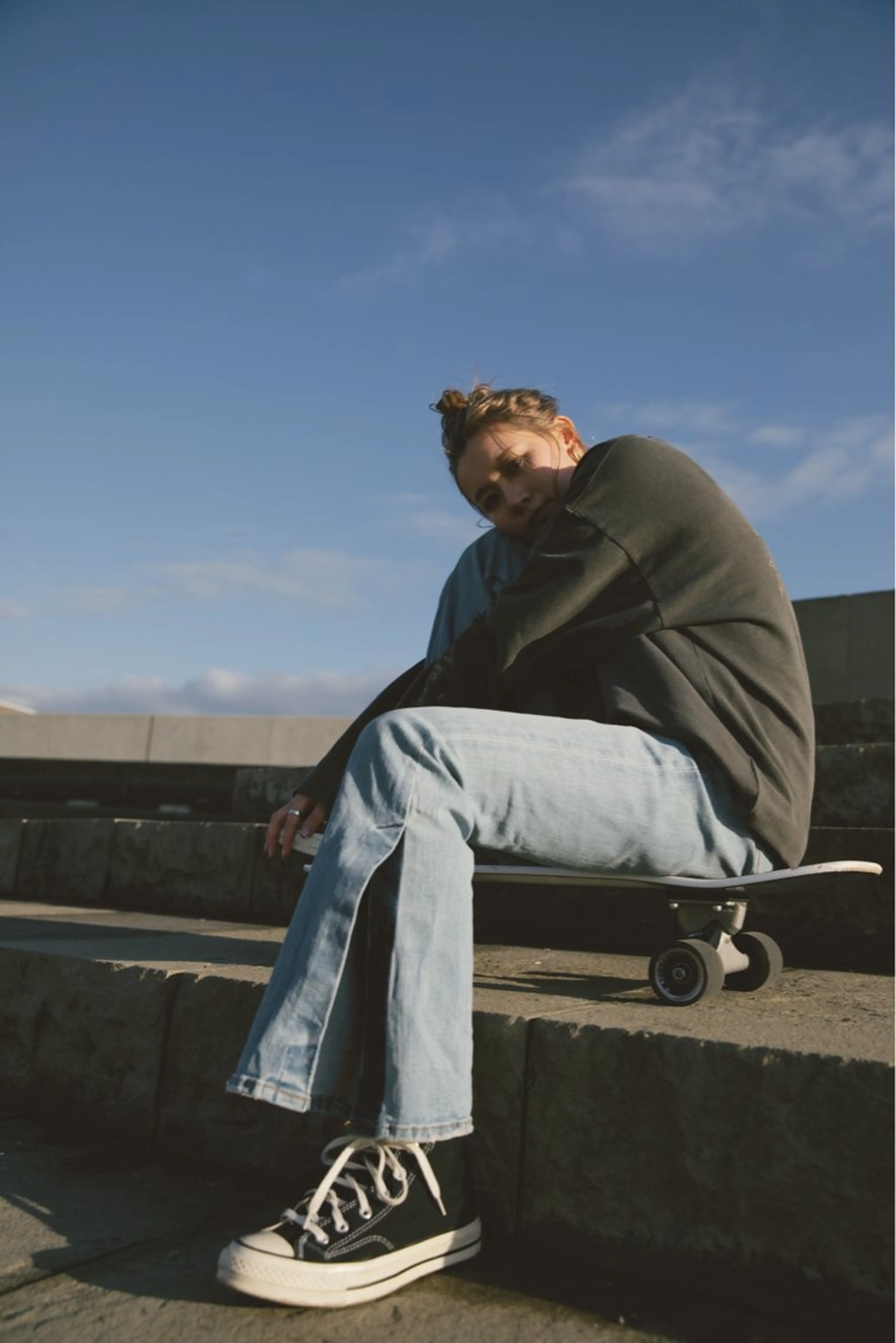 ロング カラー カンノ シュンのヘアスタイル