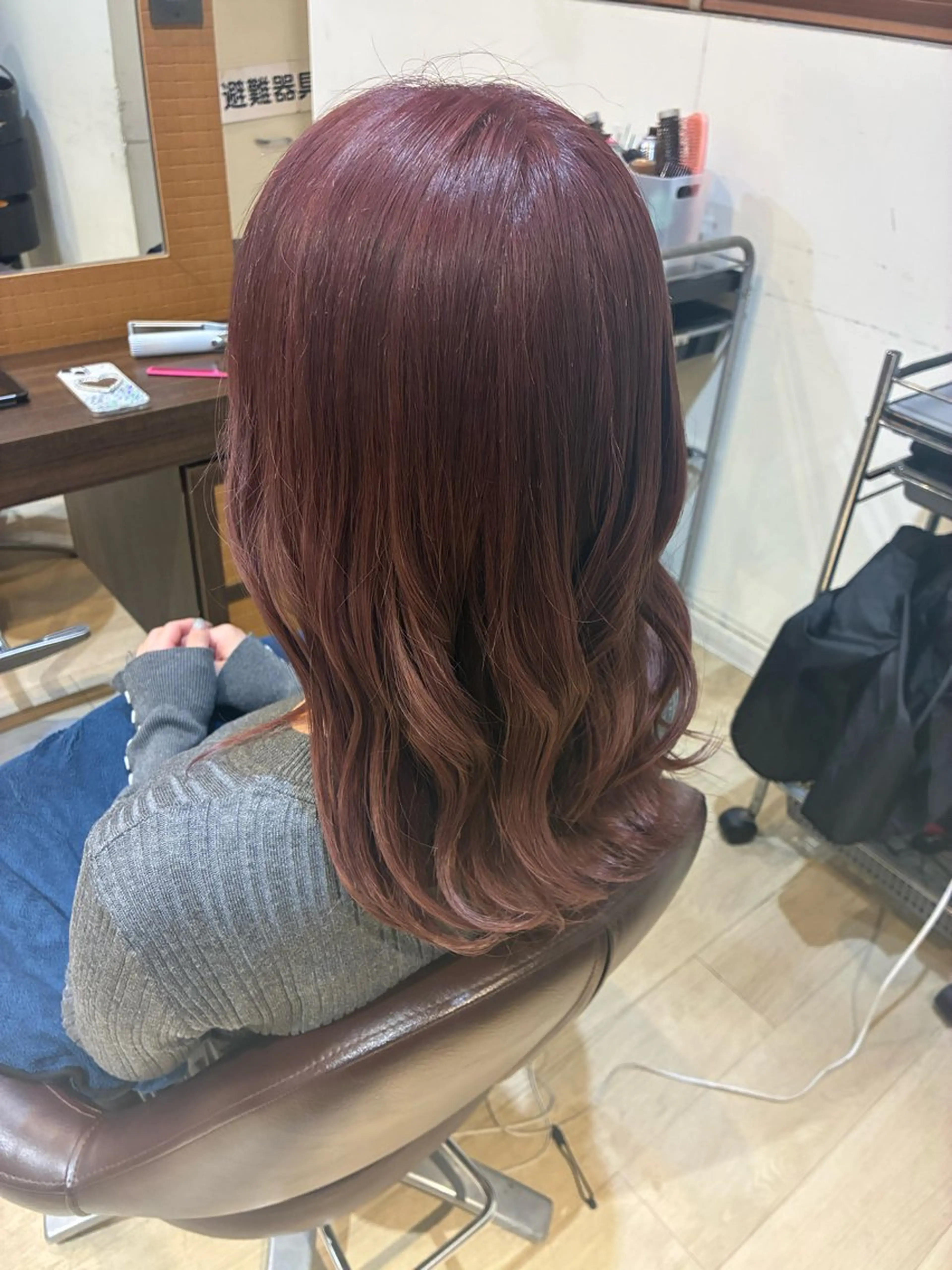 セミロング ヘアカラー トリートメント Orque kazuneのヘアスタイル