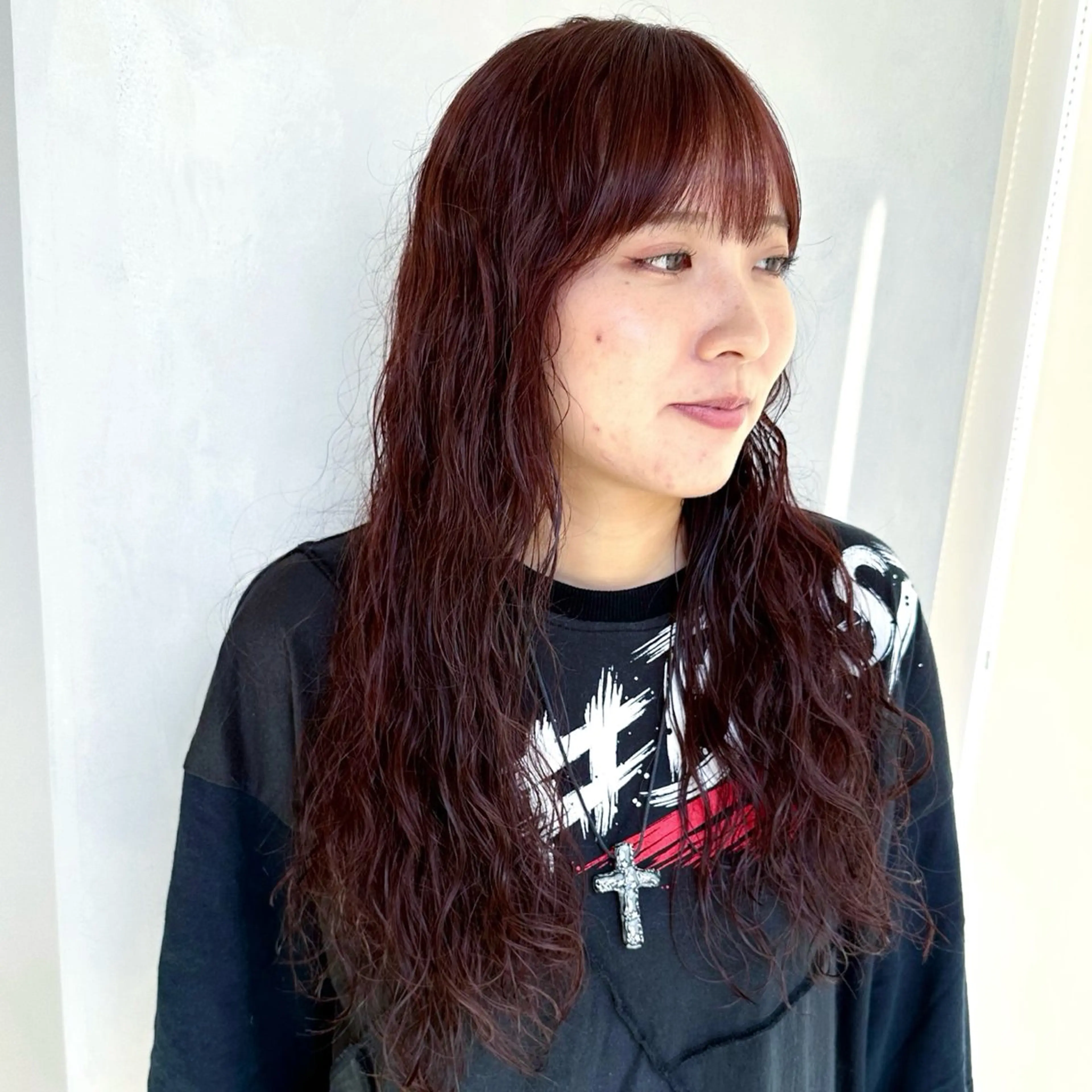 パーマ カット パーマ トリートメント デザインカラー/パー マ🦖外岡咲希🦖のヘアスタイル