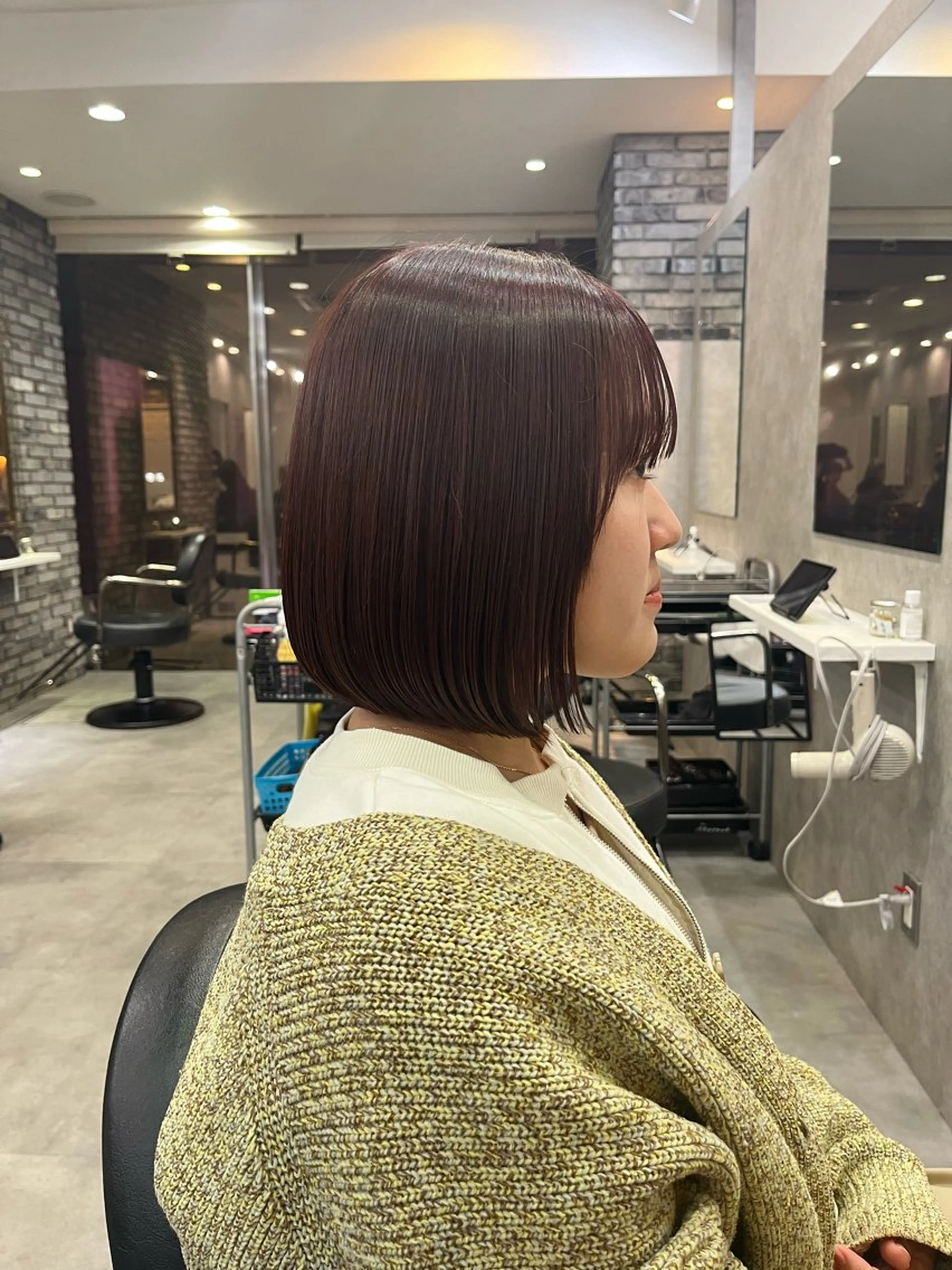 ショート カラー ロエ平尾山荘所属・平尾/高宮/艶カラー /ハイライト/綜一郎のヘアスタイル