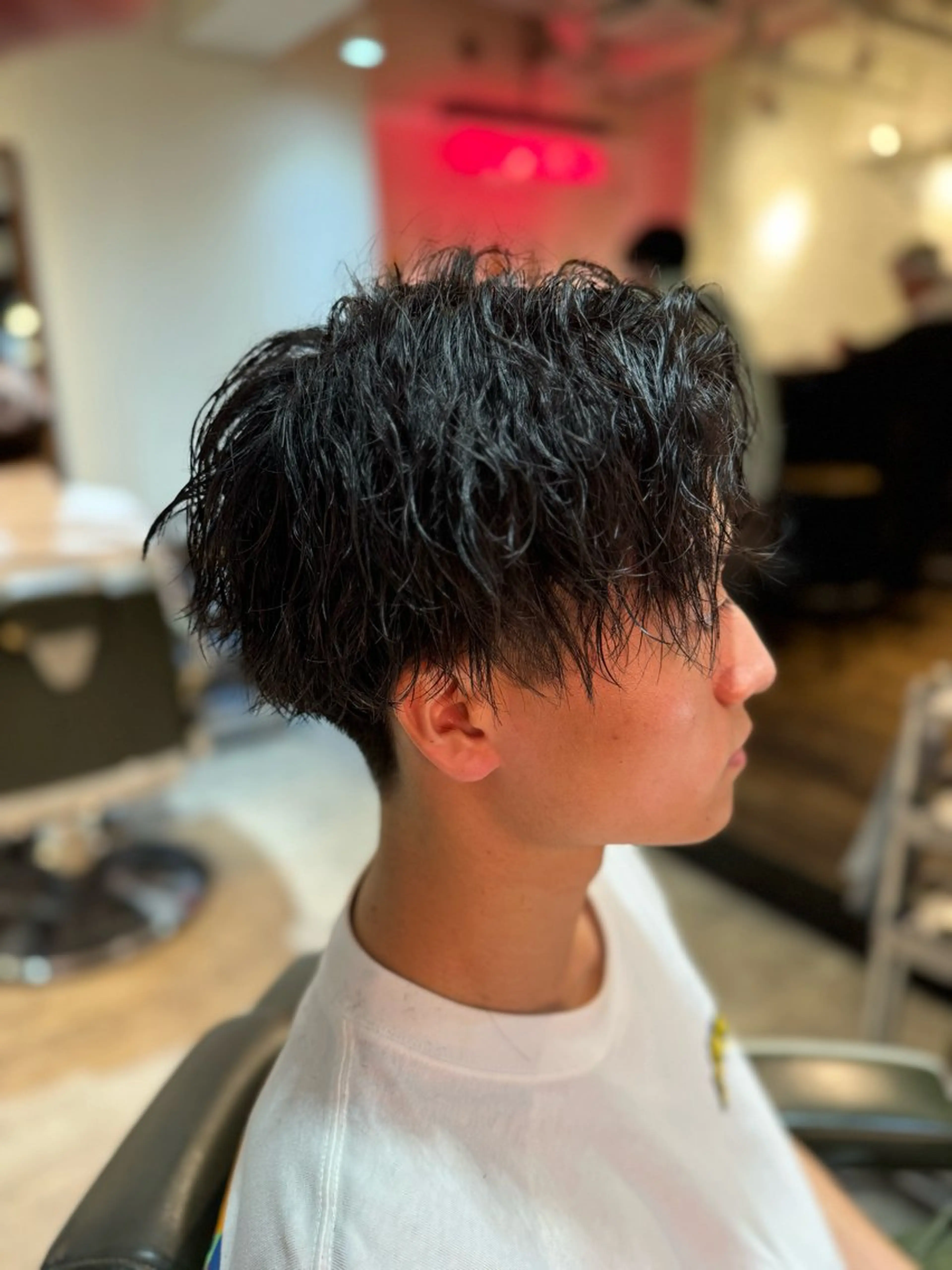 ショート パーマ カット パーマ 【⭐️men's限定 ⭐️】平田雅暉のヘアスタイル