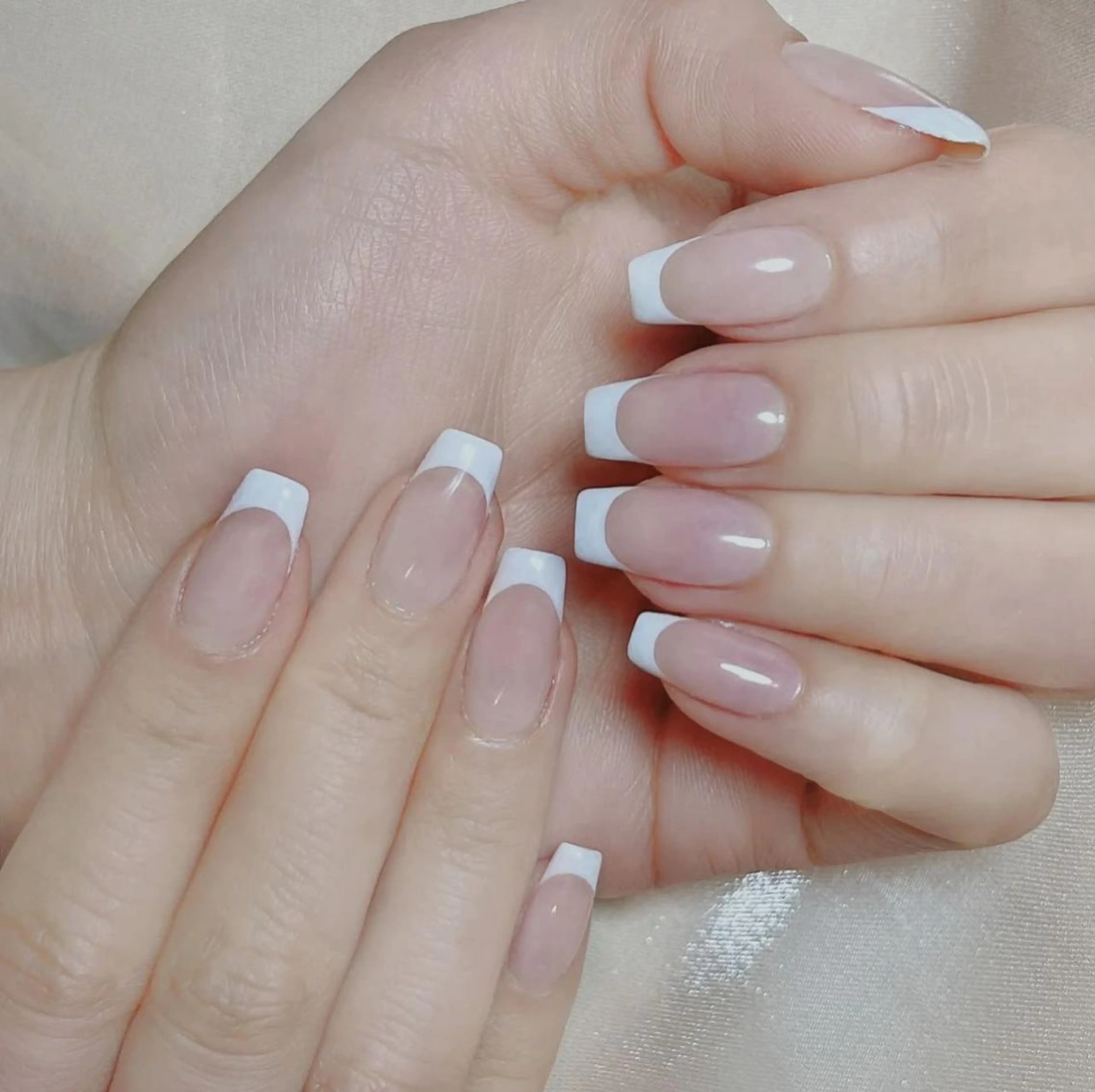 ネイル フレンチネイル Queen's ゆなのネイルデザイン