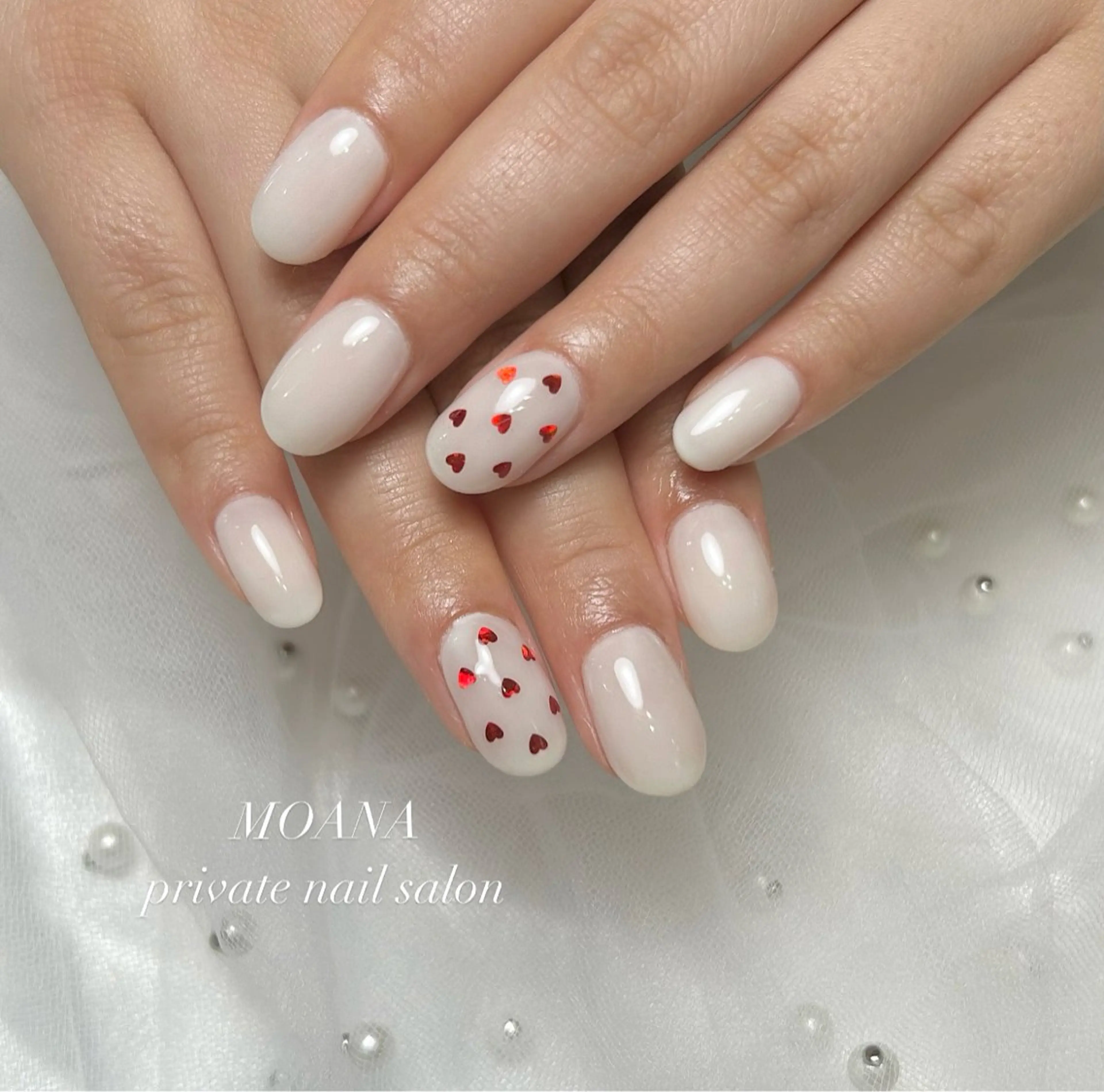 ネイル ハート MOANA NAILのネイルデザイン