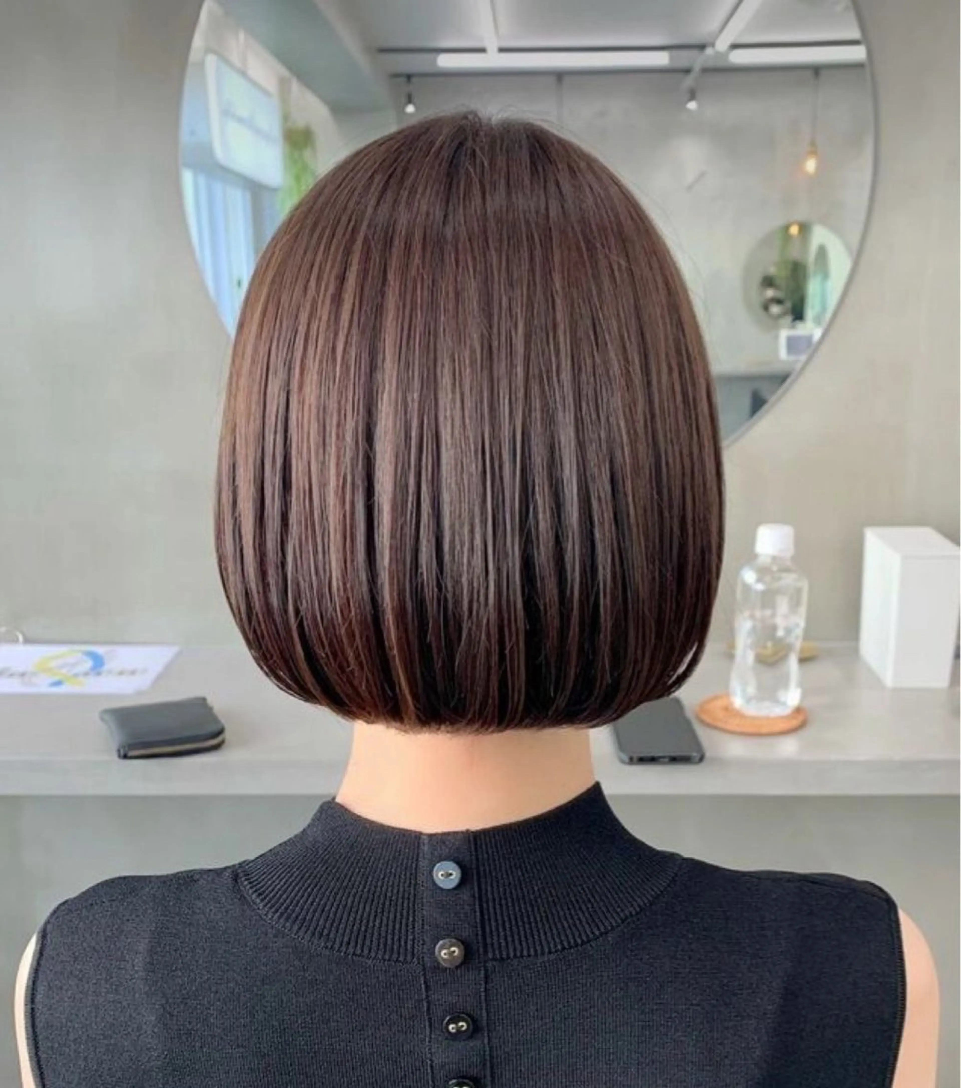 ミディアム カラー パーマ ミディアムパーマ ローネス銀座店所属・森山 陽菜のヘアスタイル