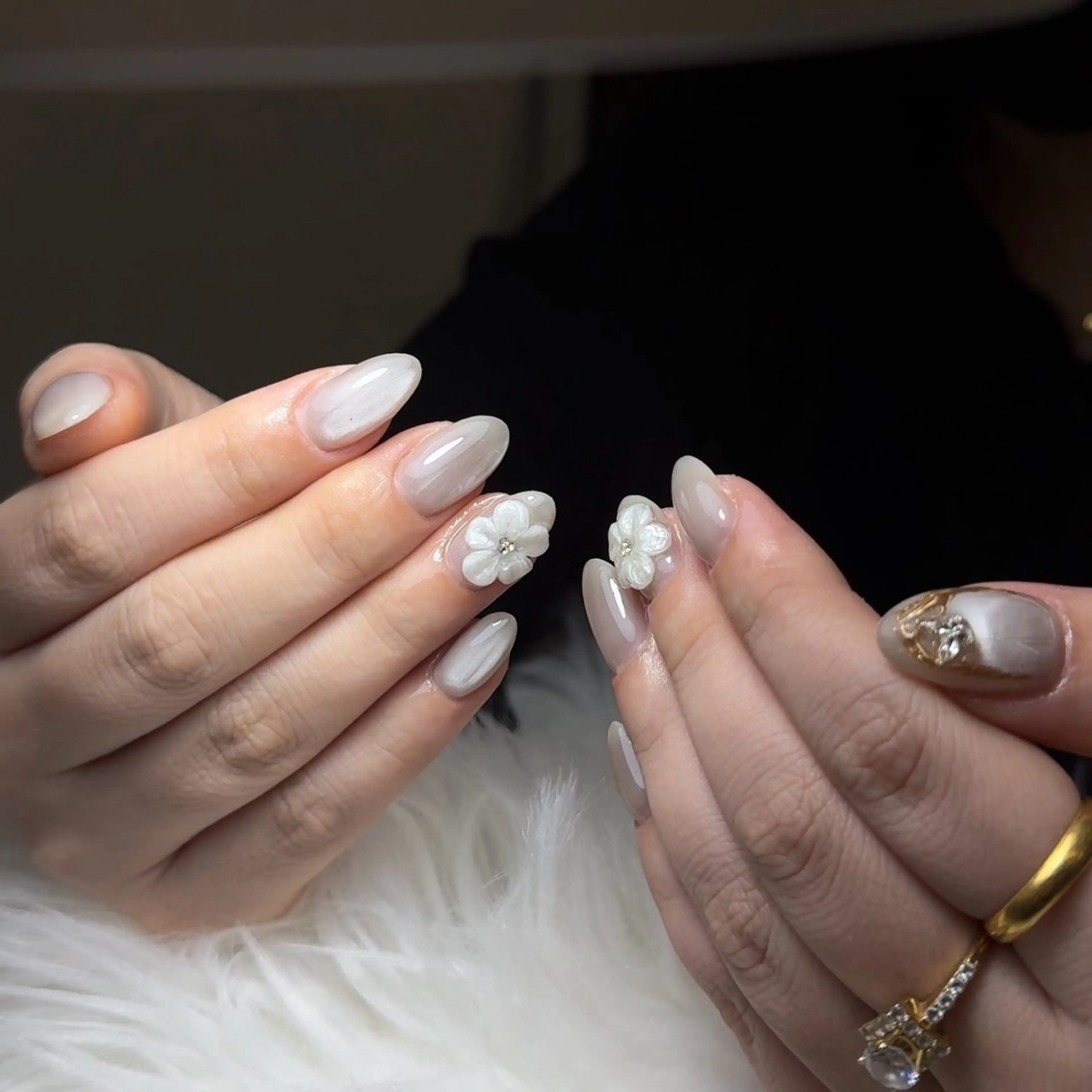 ネイル ワンホンネイル ハンドネイル かおり 奏のネイルデザイン