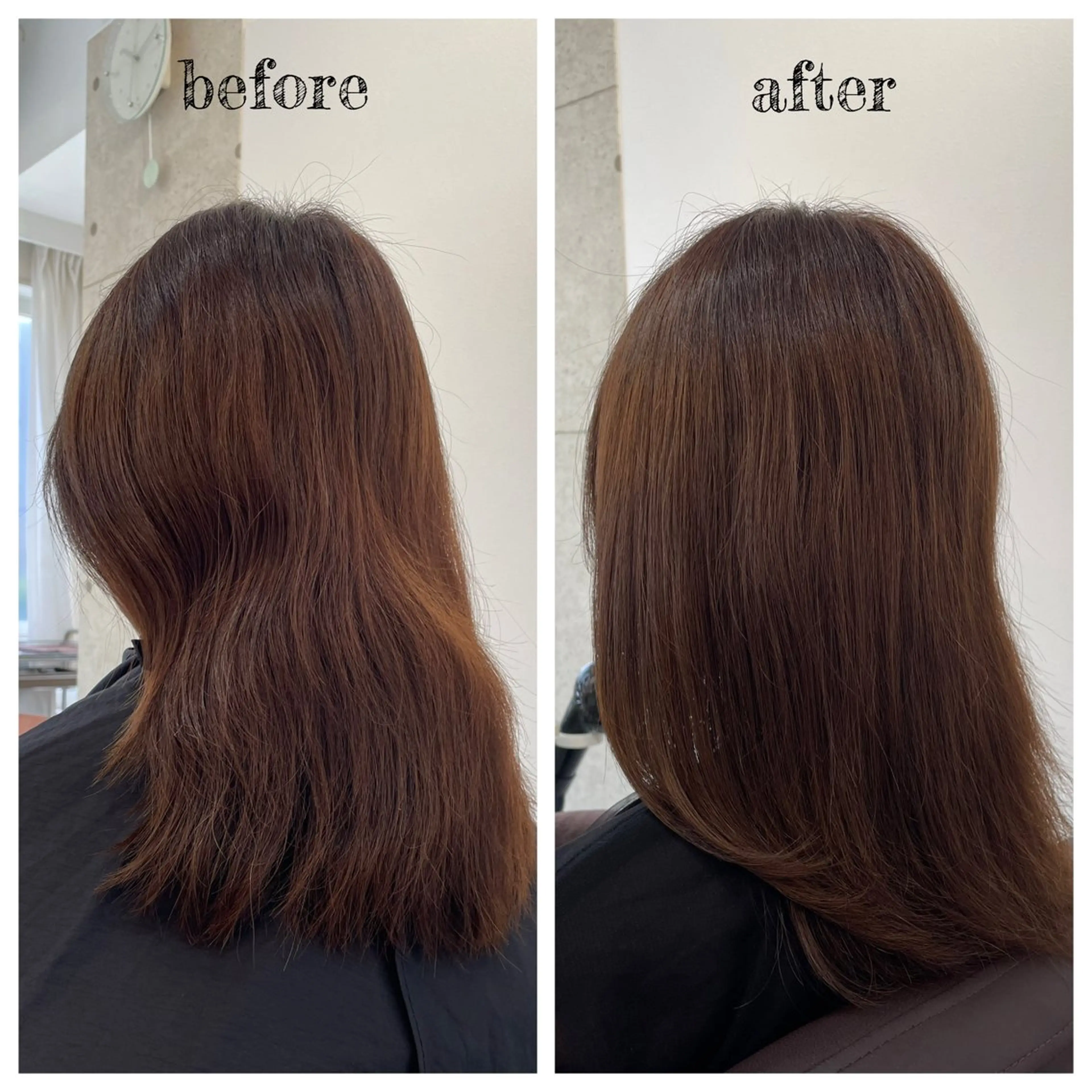 ミディアム ヘアカラー PutiLuca 浅川のヘアスタイル