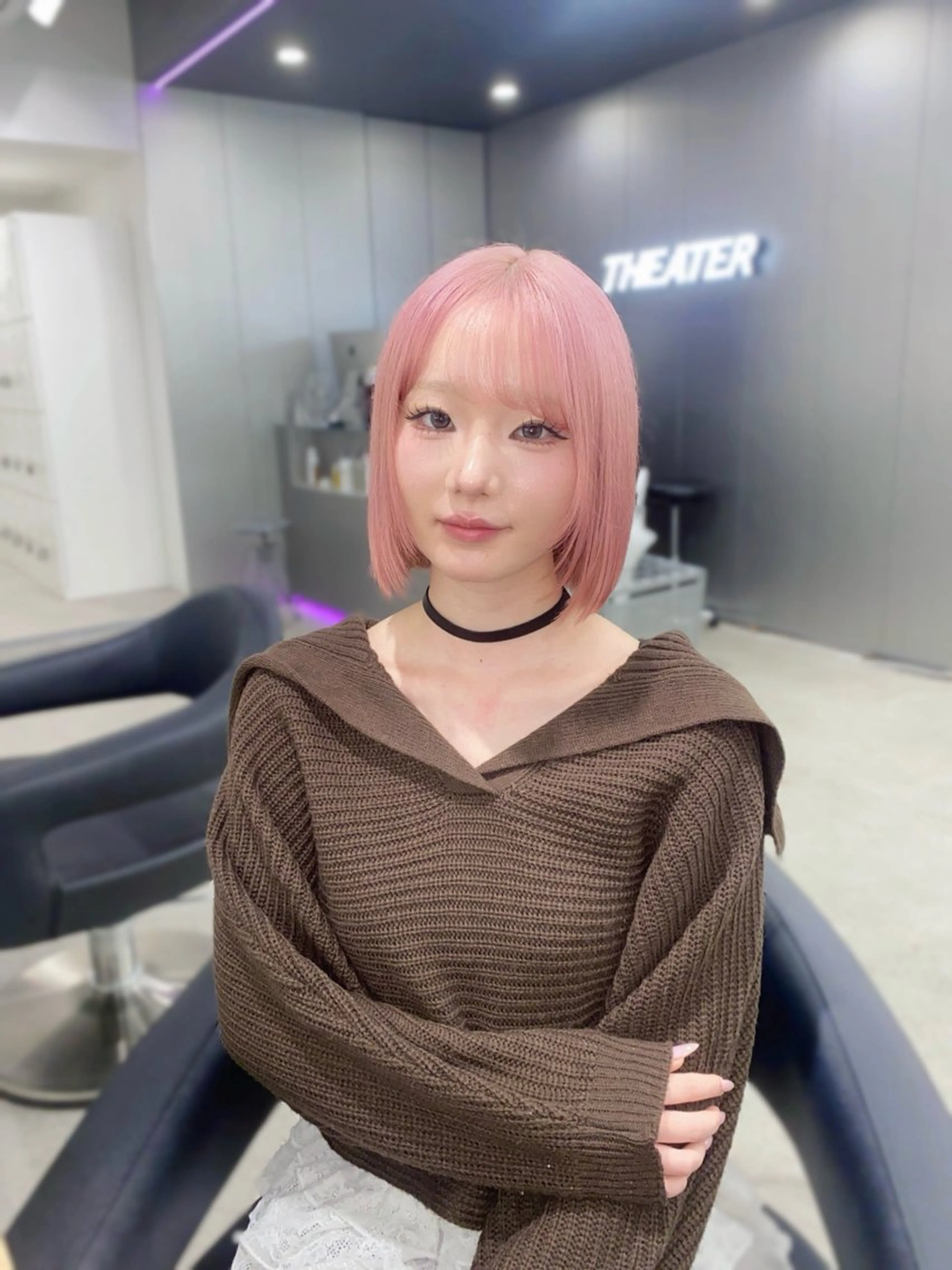 カラー ブリーチ 髪質改善 ヘアカラー トリートメント girly❤︎暖色ヘ ア➰🎀HINANOのヘアスタイル