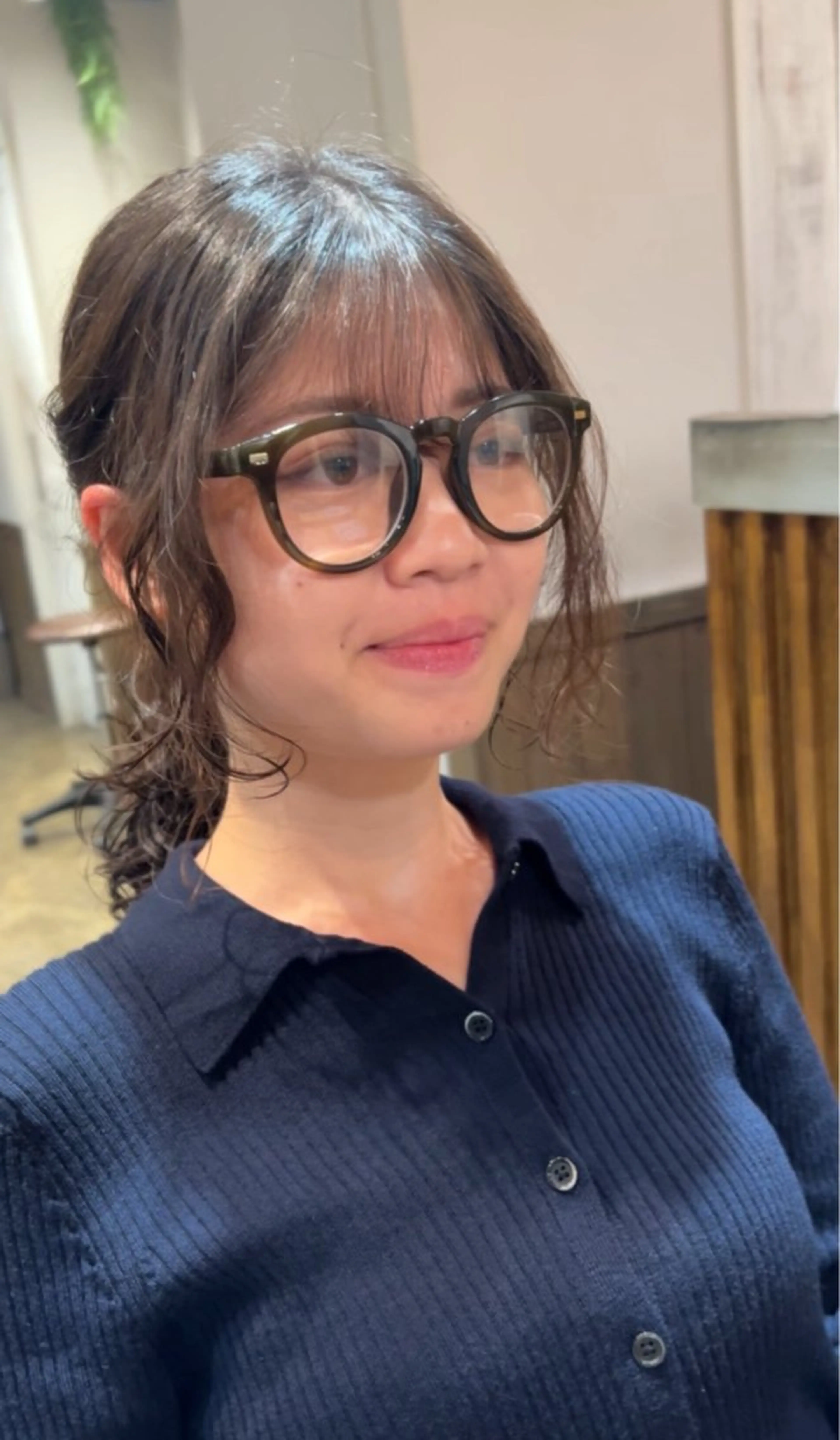 ミディアム カット アレンジ/新宿 透明感カラー/ヤノのヘアスタイル