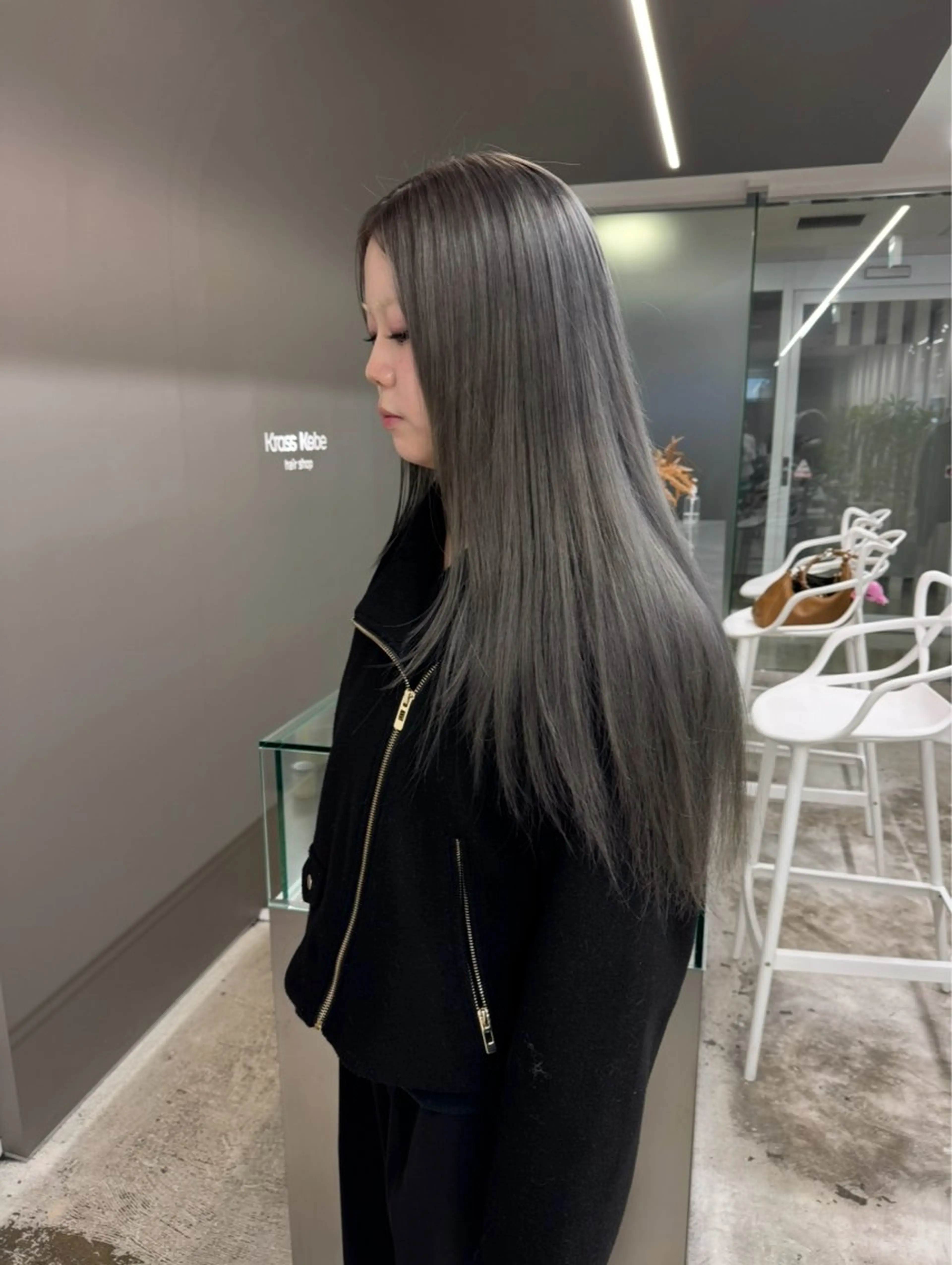 ロング カラー ブリーチ カット ヘアカラー トリートメント ハルヒ/ハイトーン /ボブのヘアスタイル