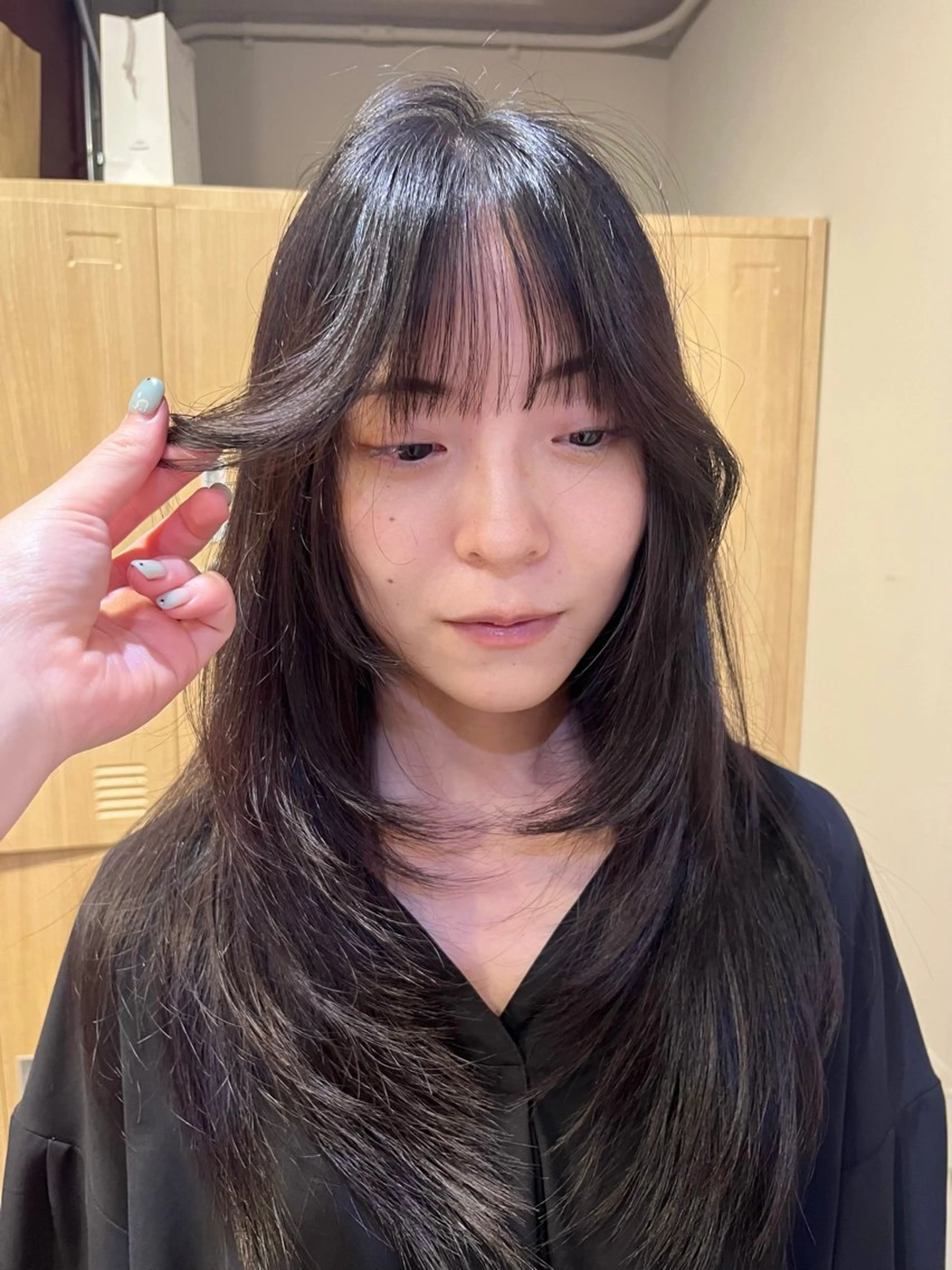 【お出かけ前にサクッと】前髪カット ‎^_-☆ 名駅/顔まわりの写真