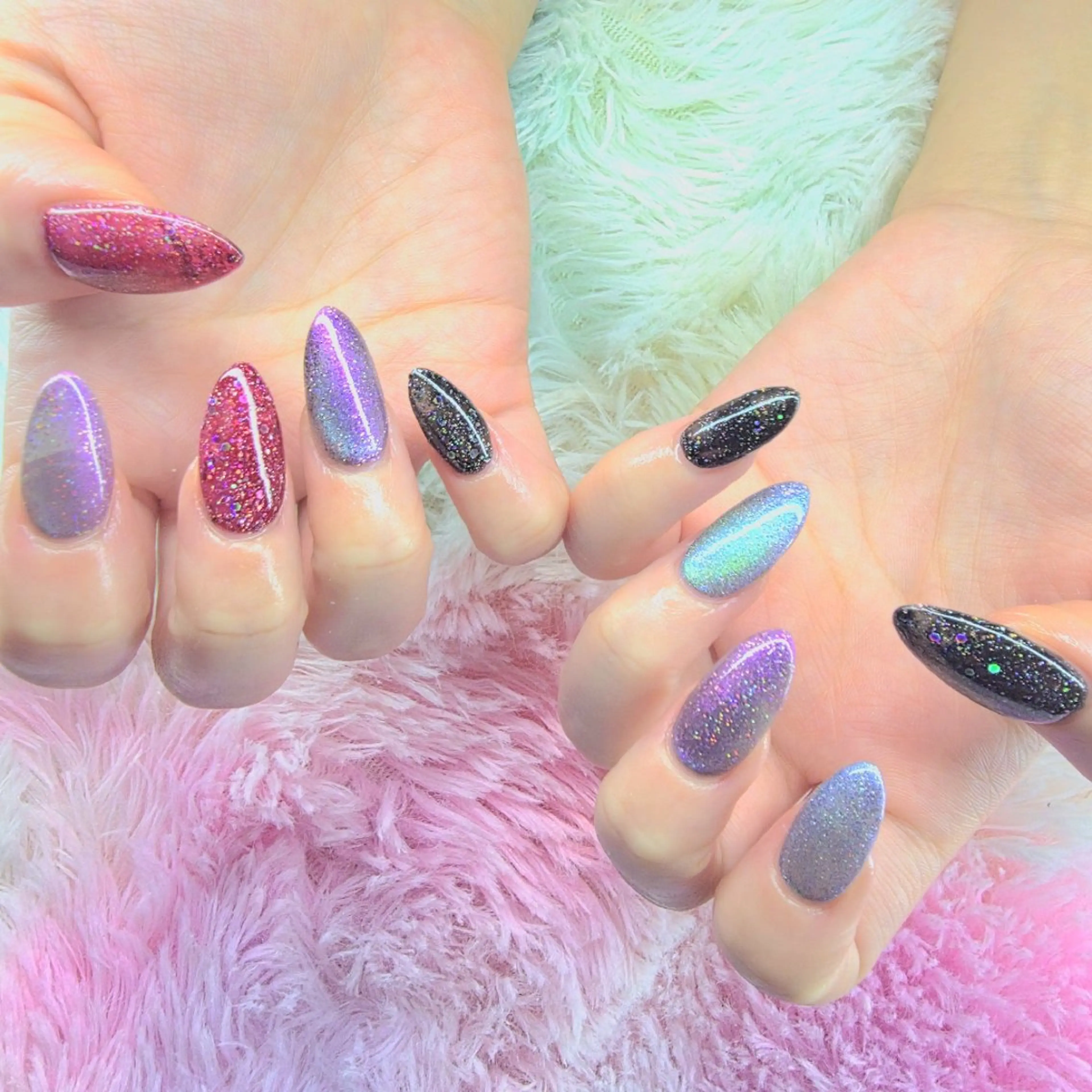 ネイル ジェルネイル グラデーション ワンカラーネイル ハンドネイル White  Se7enのネイルデザイン