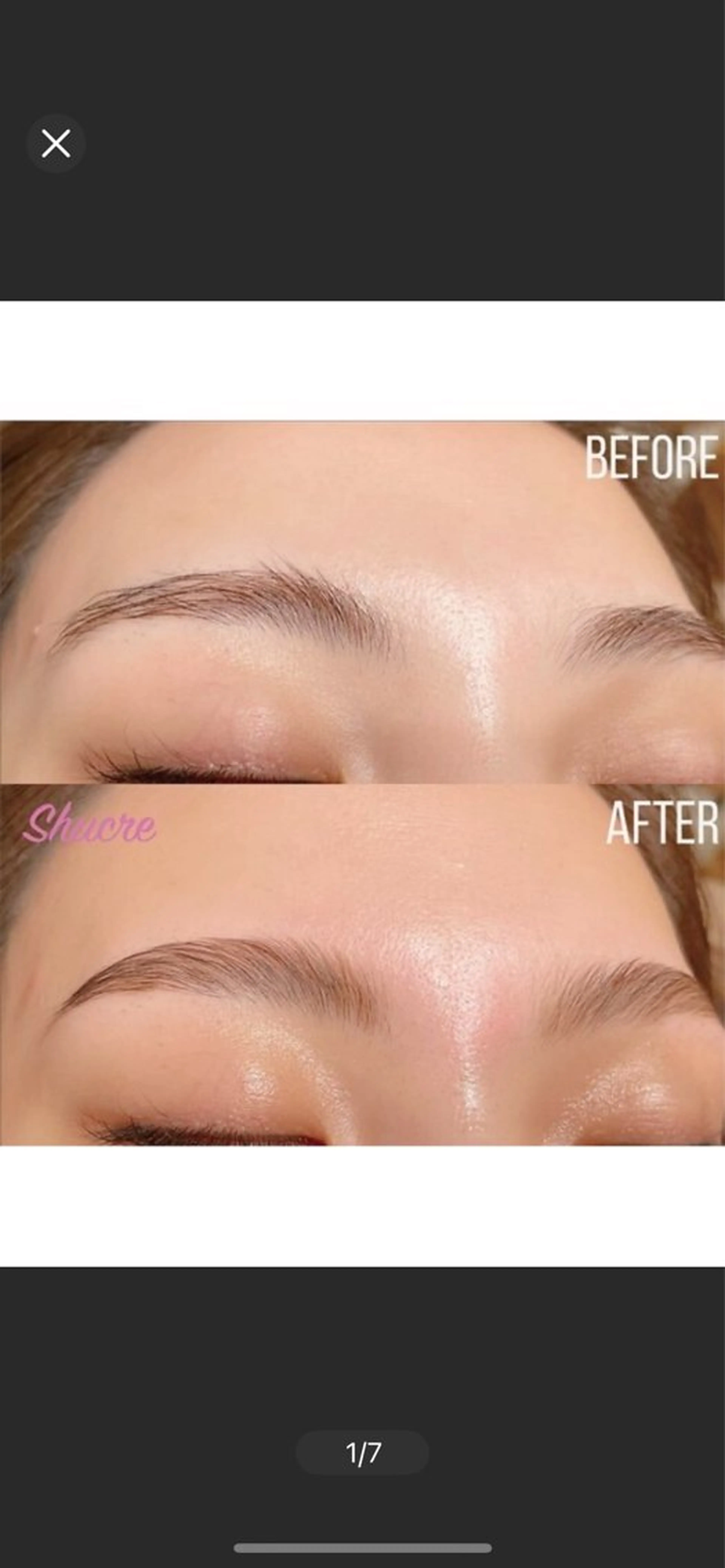 ✨当日限定✨ 【美眉毛アイブロウWAX】黄金比/垢抜けまゆ毛/メイク込/オルチャン眉の写真