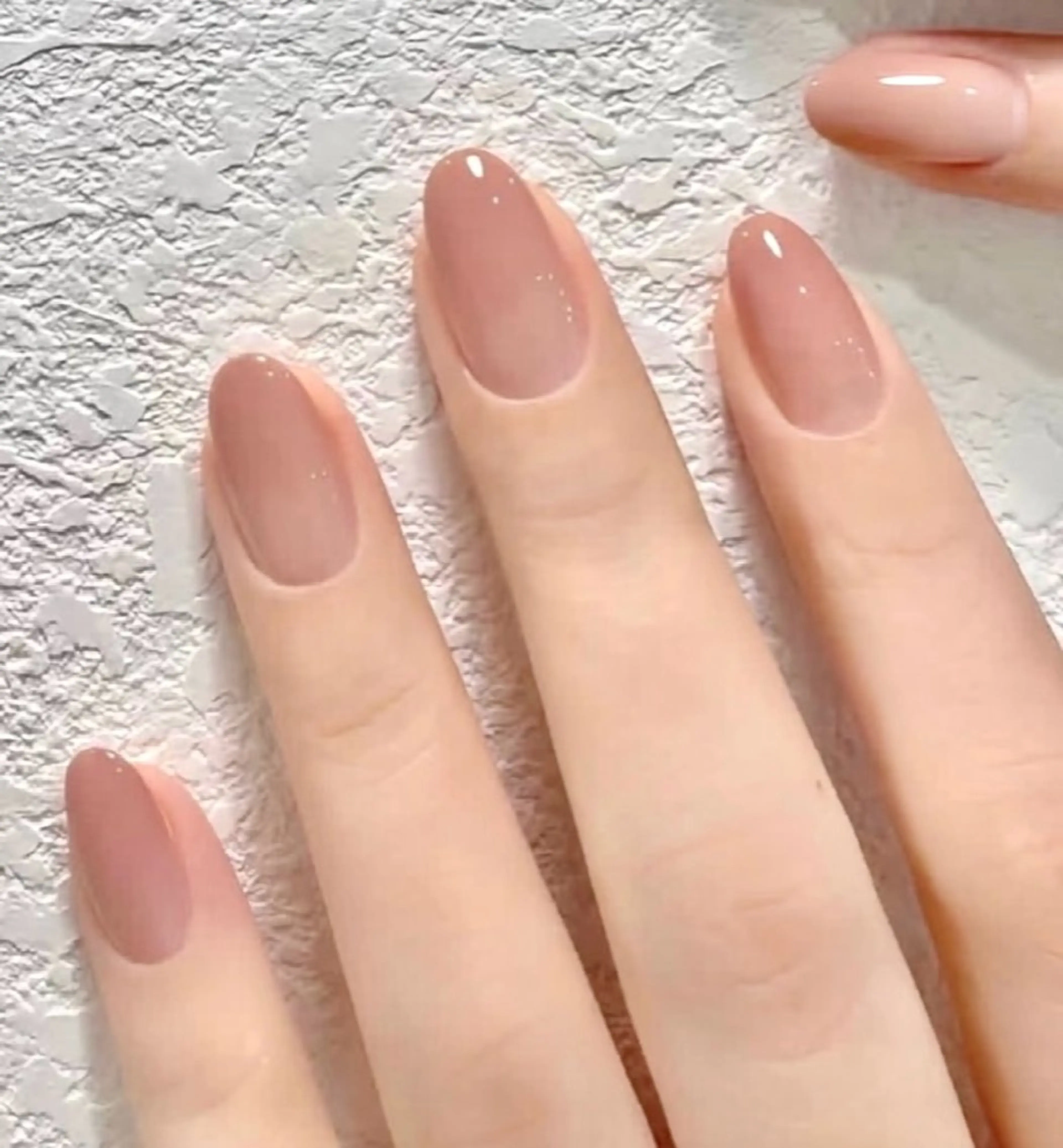 ネイル アートネイル チークネイル 長さ出し フレンチネイル ジェルネイル Yumi Nail Seiのネイルデザイン