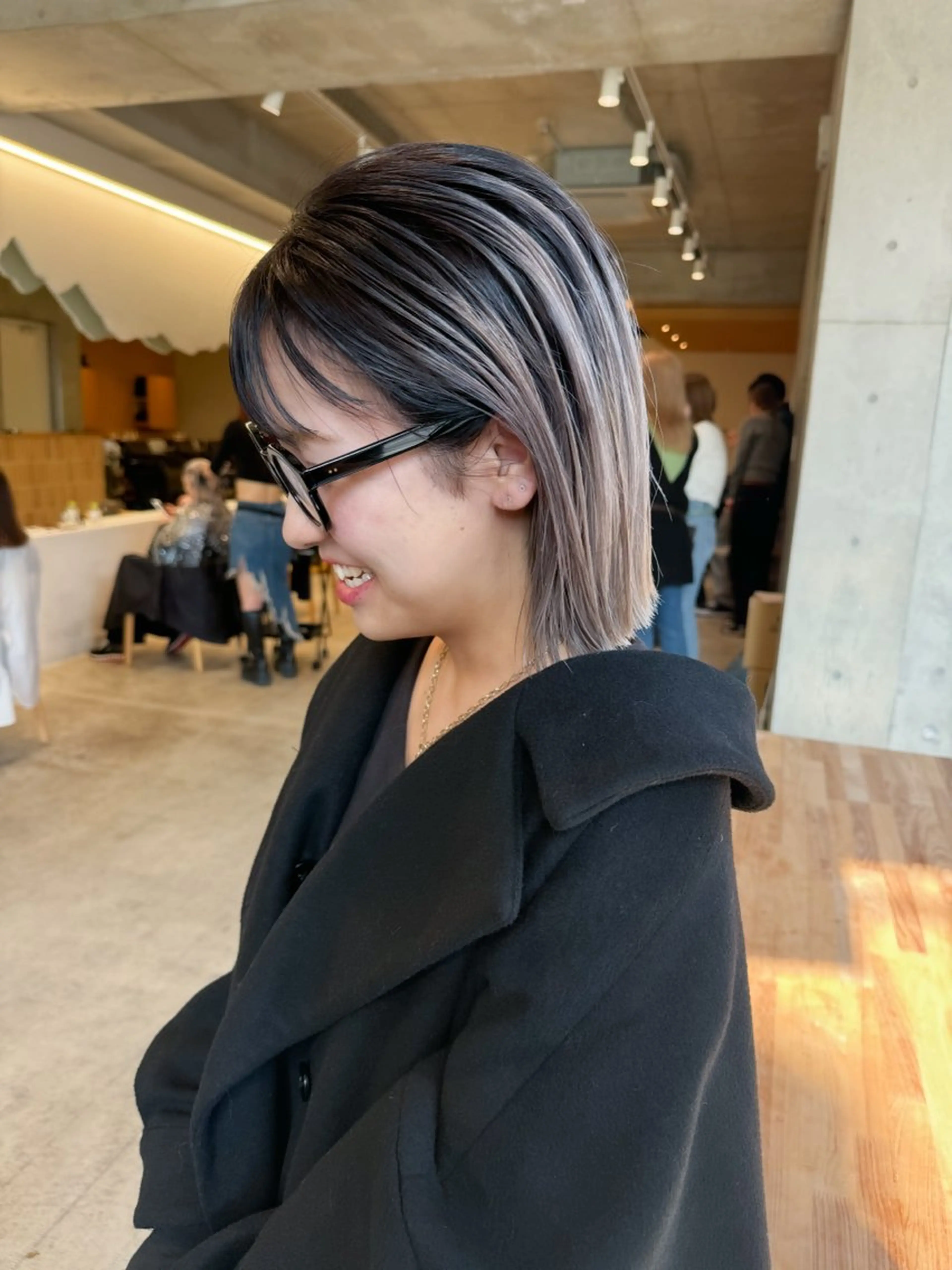 カット+デザインカラー+オンカラー+3stepトリートメントの写真