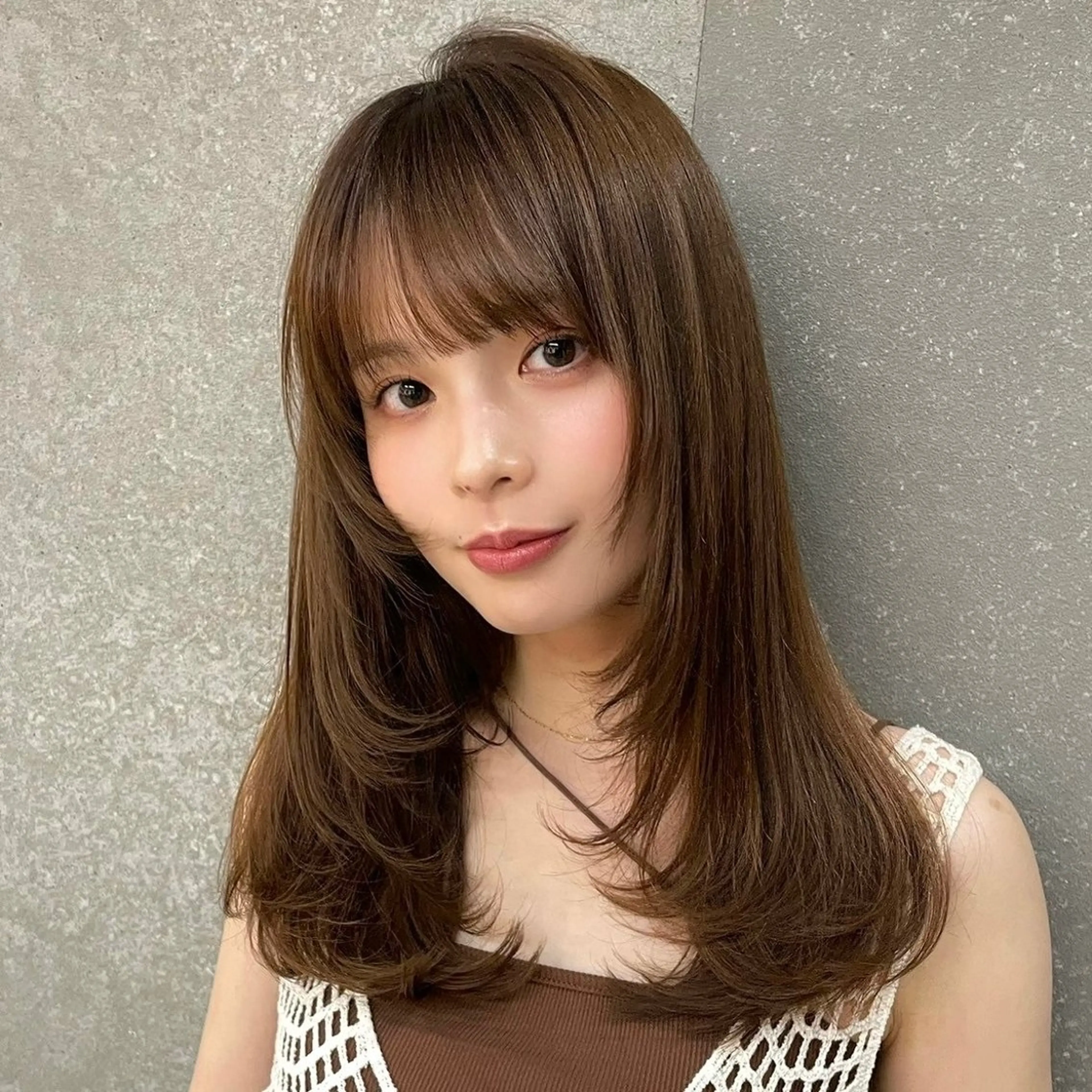 セミロング カラー 🎀Rimi୨୧ ✨艶✨color🎀のヘアスタイル