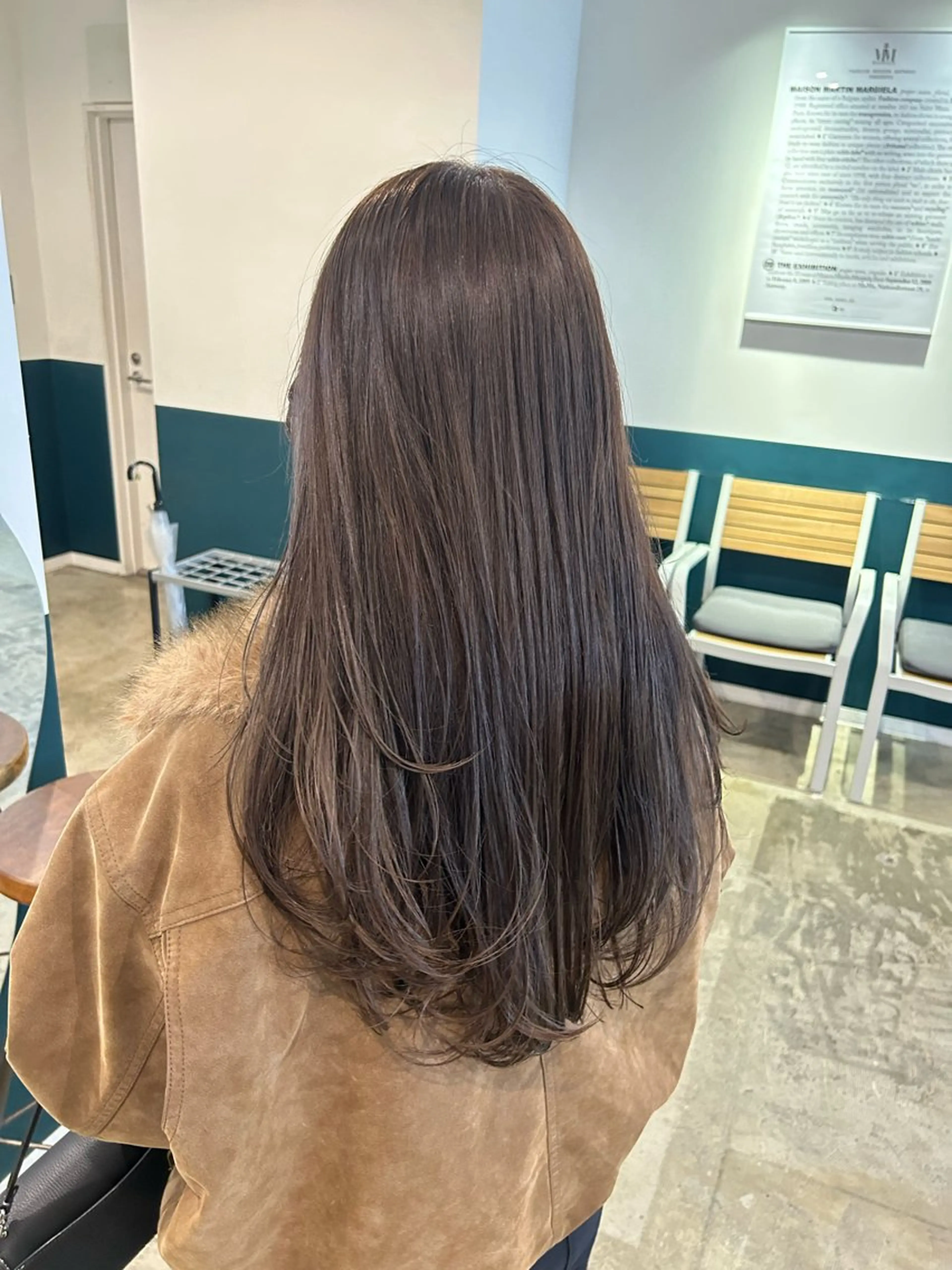 カラー グレージュ ヘアカラー トリートメント hair brace 智之のヘアスタイル