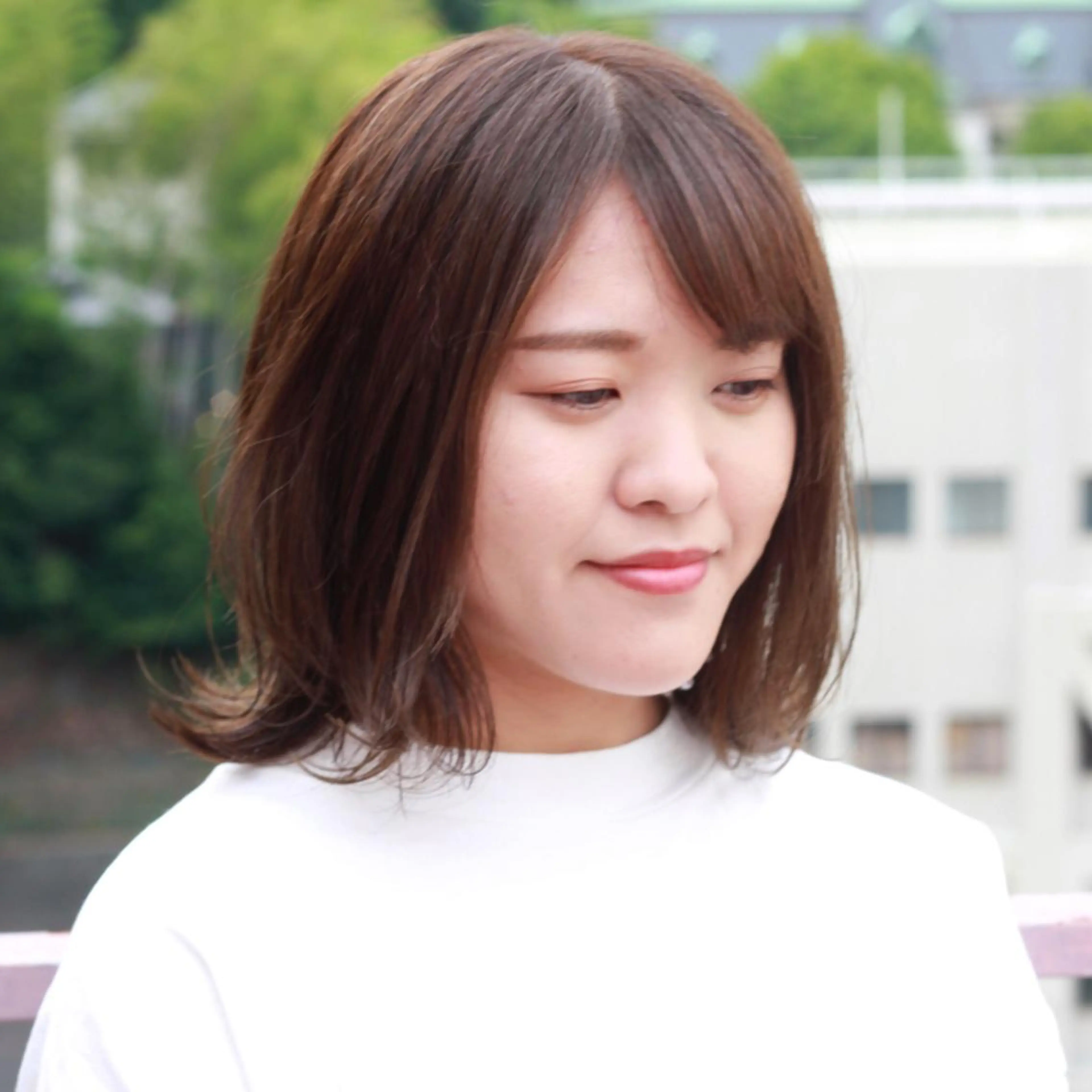 ミディアム カラー アッシュ ベージュカラー ヘアカラー Viage （ビアージュ）のヘアスタイル