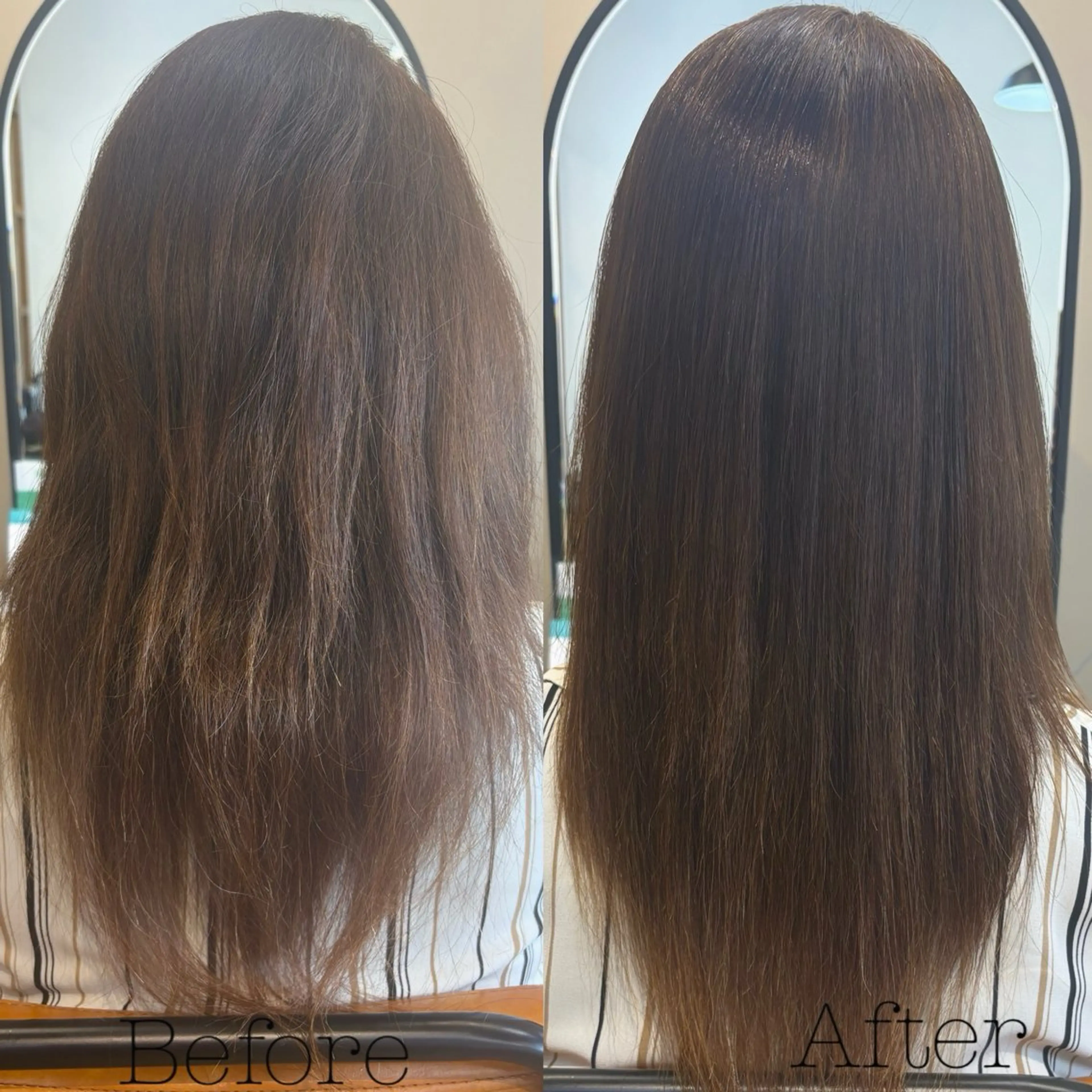 セミロング 横 田のヘアスタイル