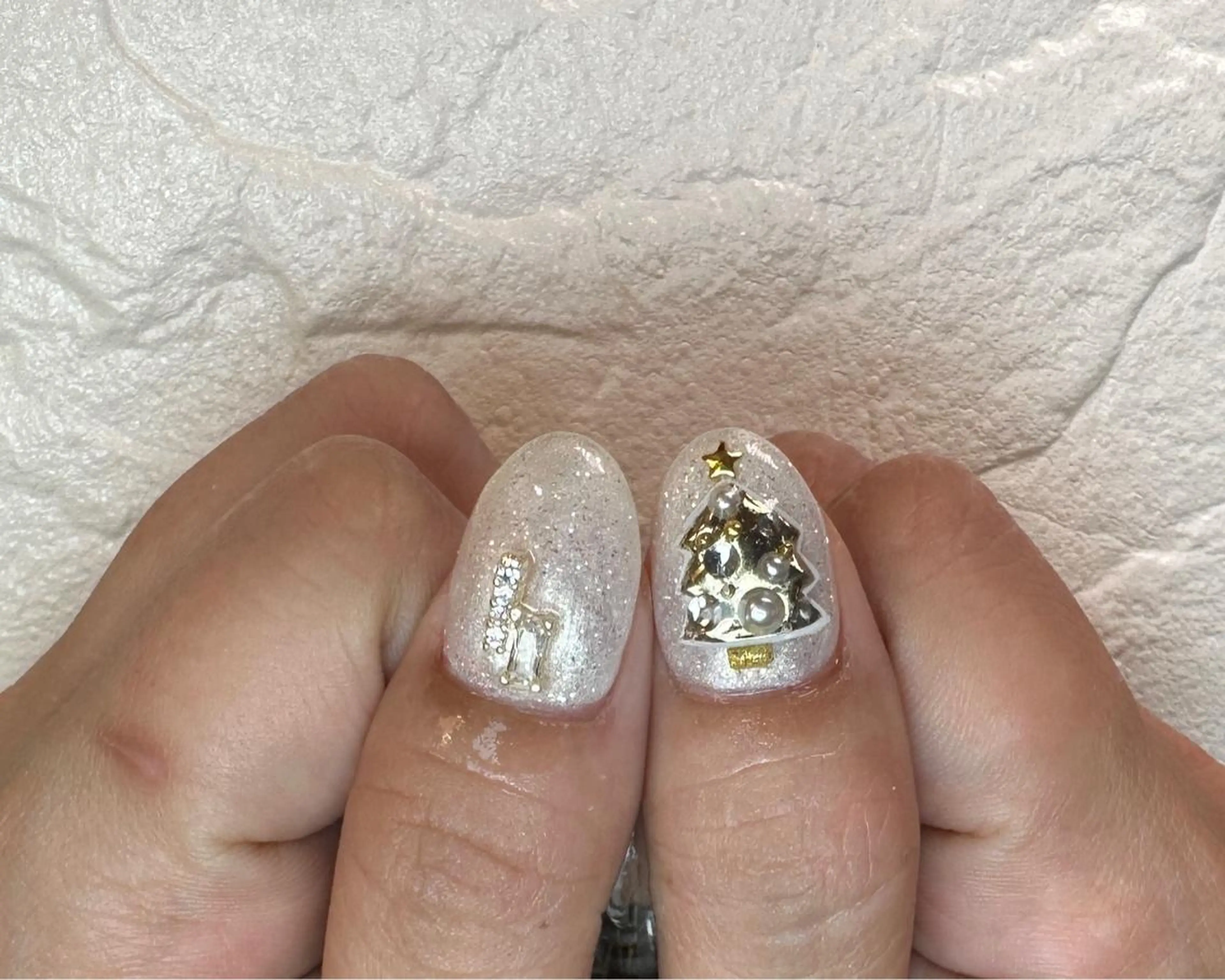 ネイル 冬ネイル クリスマス ハンドネイル Nail ameria megu所属・ameria meguのネイルデザイン