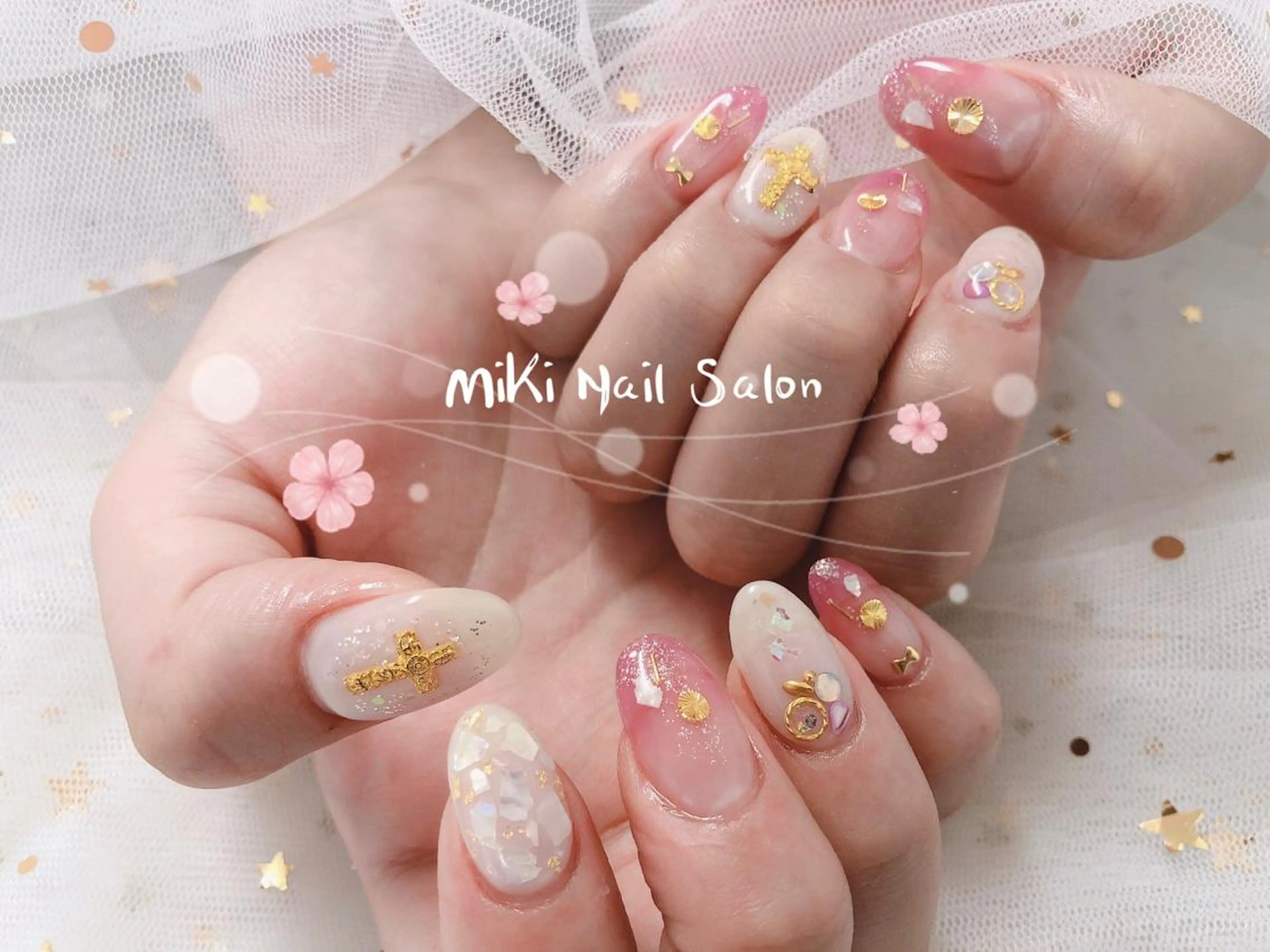 ネイル MiKi Nai池袋 長さだし得意のネイルデザイン