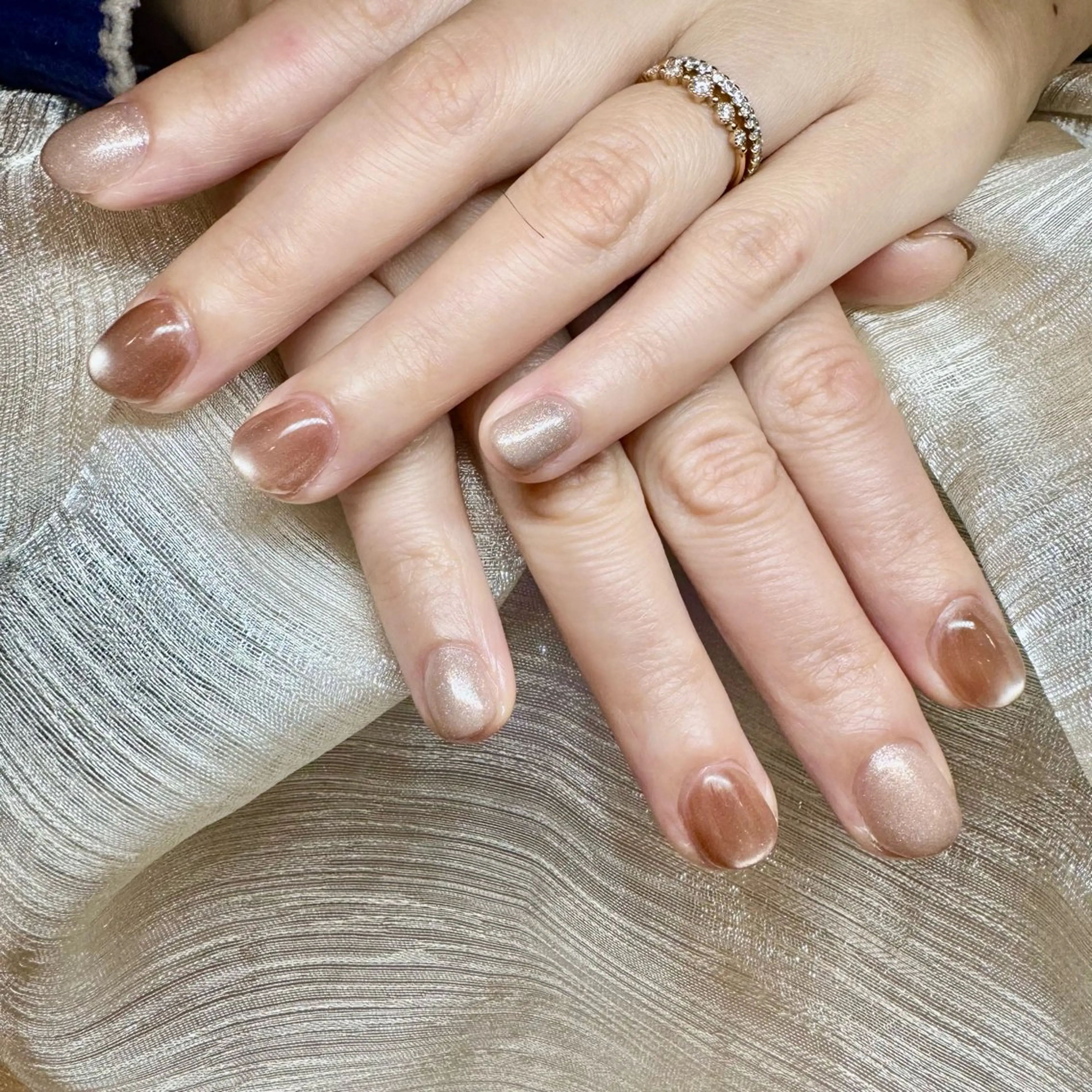 ネイル マグネットネイル ワンカラーネイル CITRON🍊 MISAのネイルデザイン