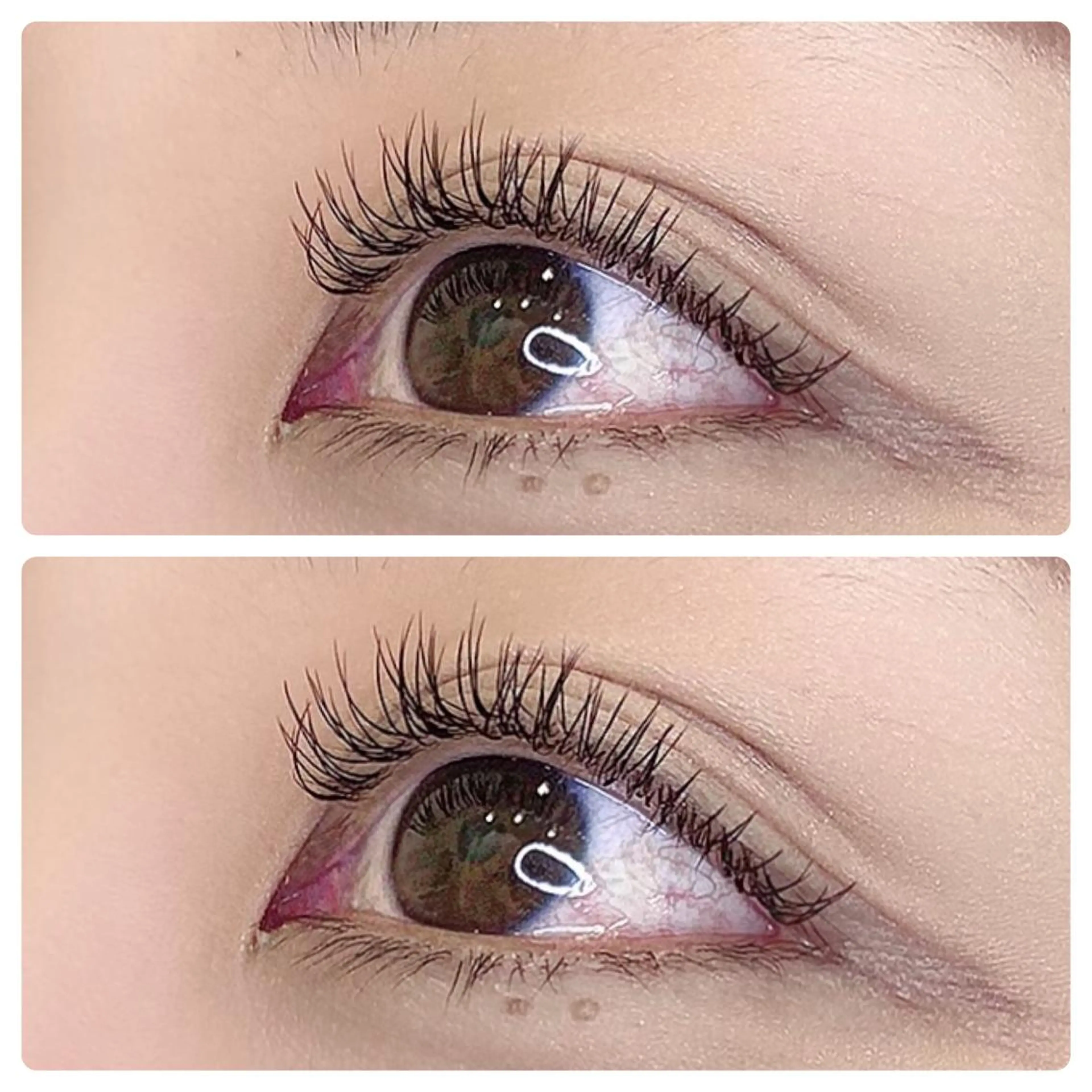 マツエク・マツパ フラットラッシュ ナチュラル 高須 美沙子のマツエク・マツパデザイン