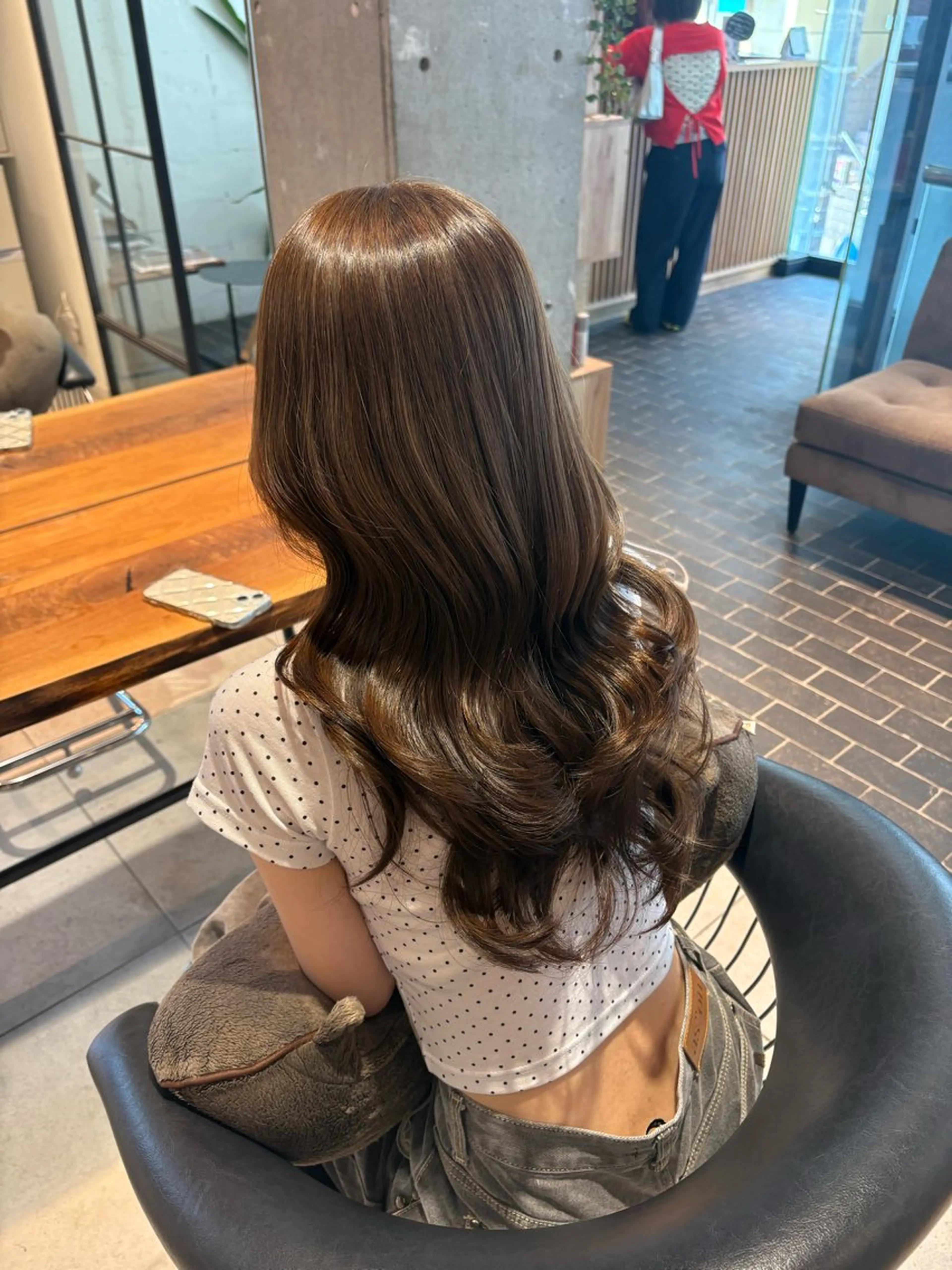 ロング ヘアカラー 髪質改善✨透明感 カラー/大木南美のヘアスタイル