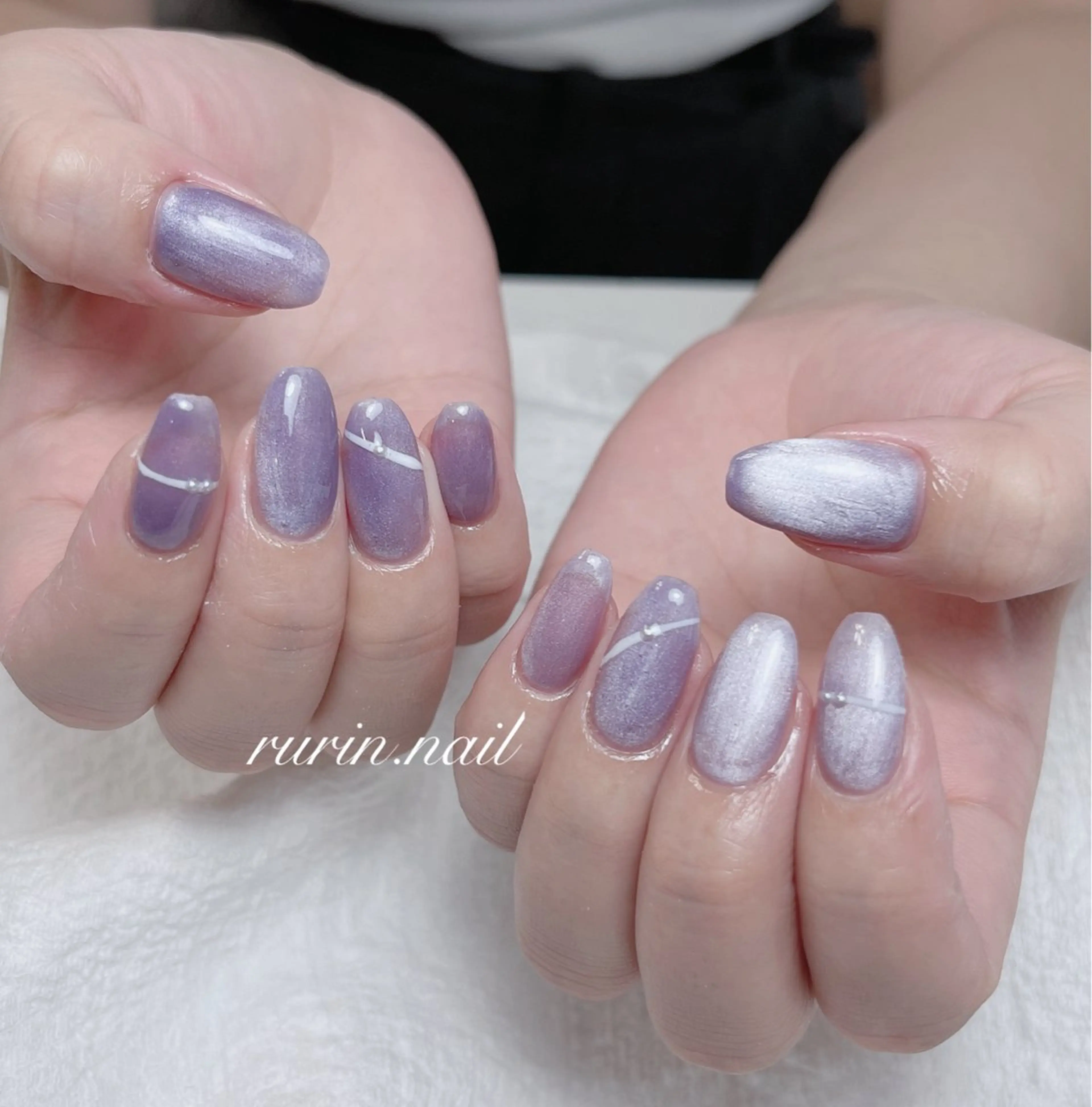 ネイル マグネットネイル ルリン サロン💅のネイルデザイン