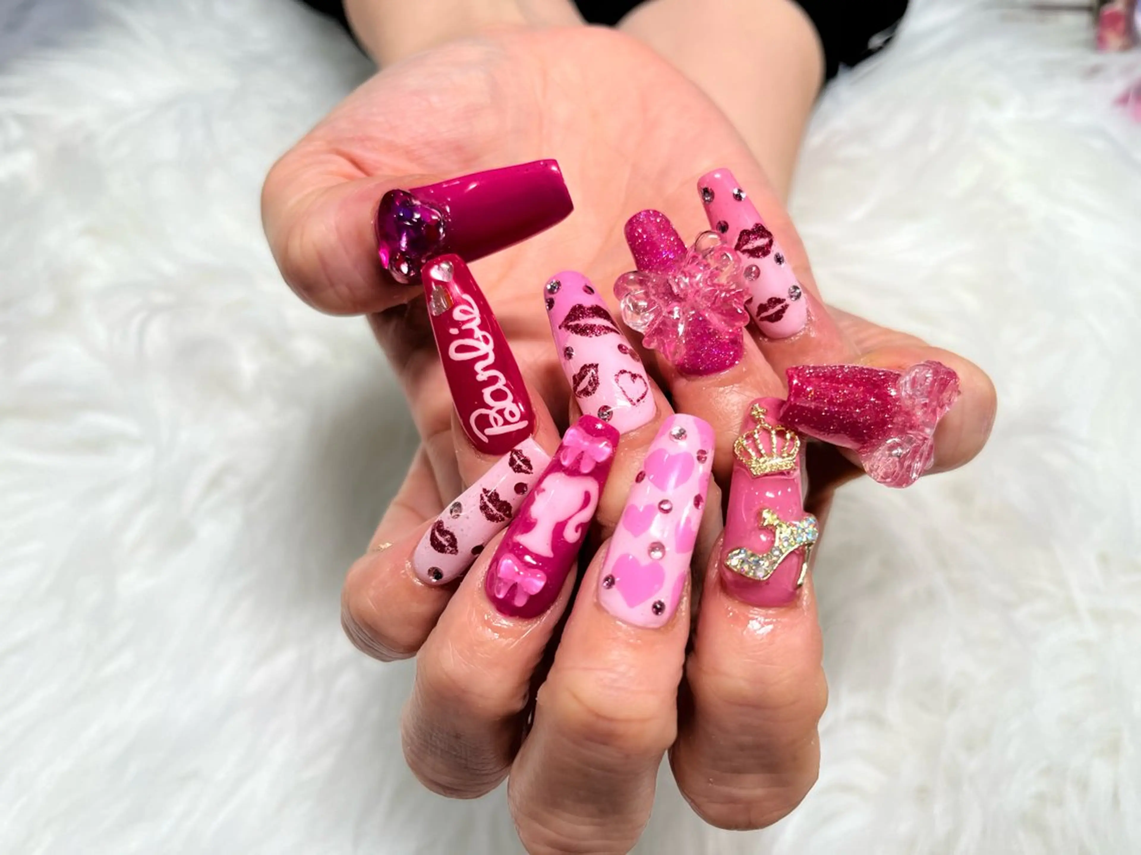 🎨アプレ10本長さ出し🍎持ち込み150分(オフ込スカルプ❌)※有料パーツ別途の写真